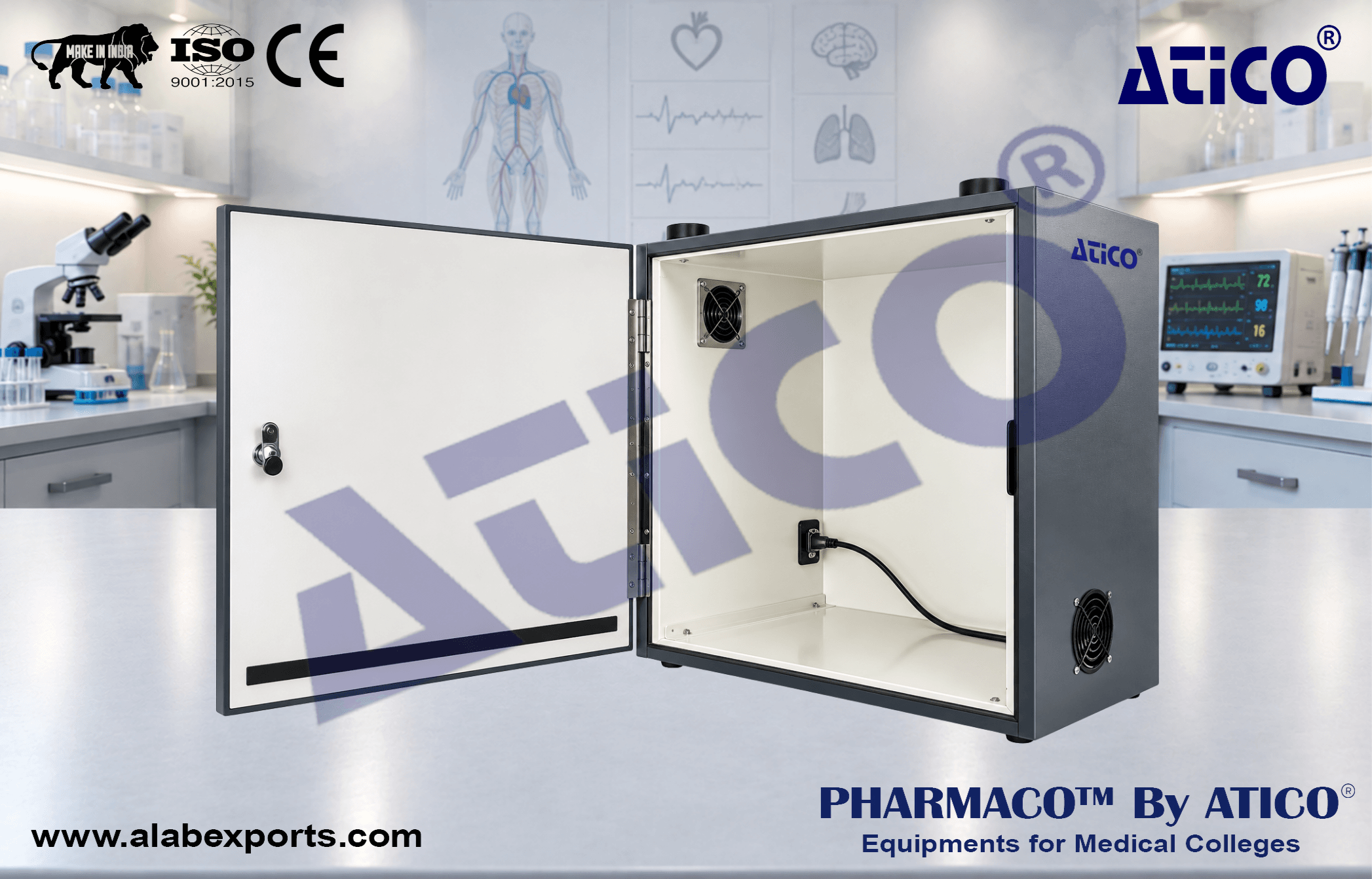EMC Shielded Environmental Cabinet for Physiological Research Instrumentation