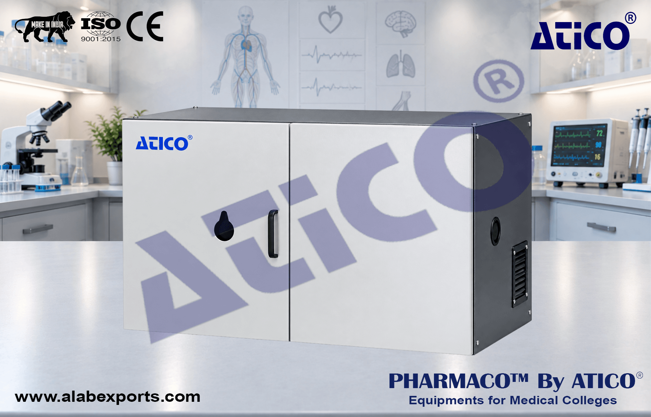 Tall Sound Cubicle Double Door Peep for Physiological Research Instrumentation