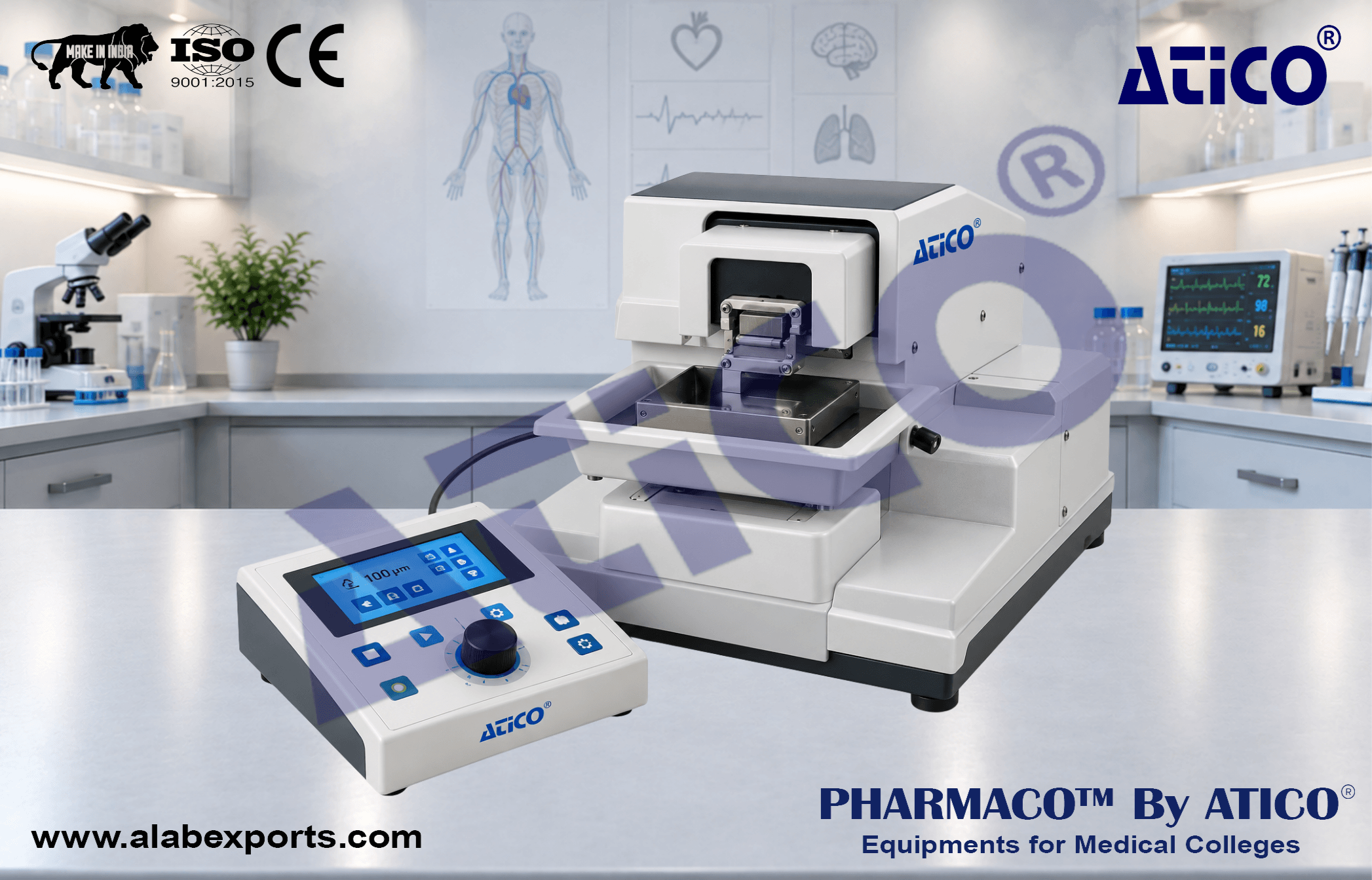 Vibrating Microtome for Physiological Research Instrumentation
