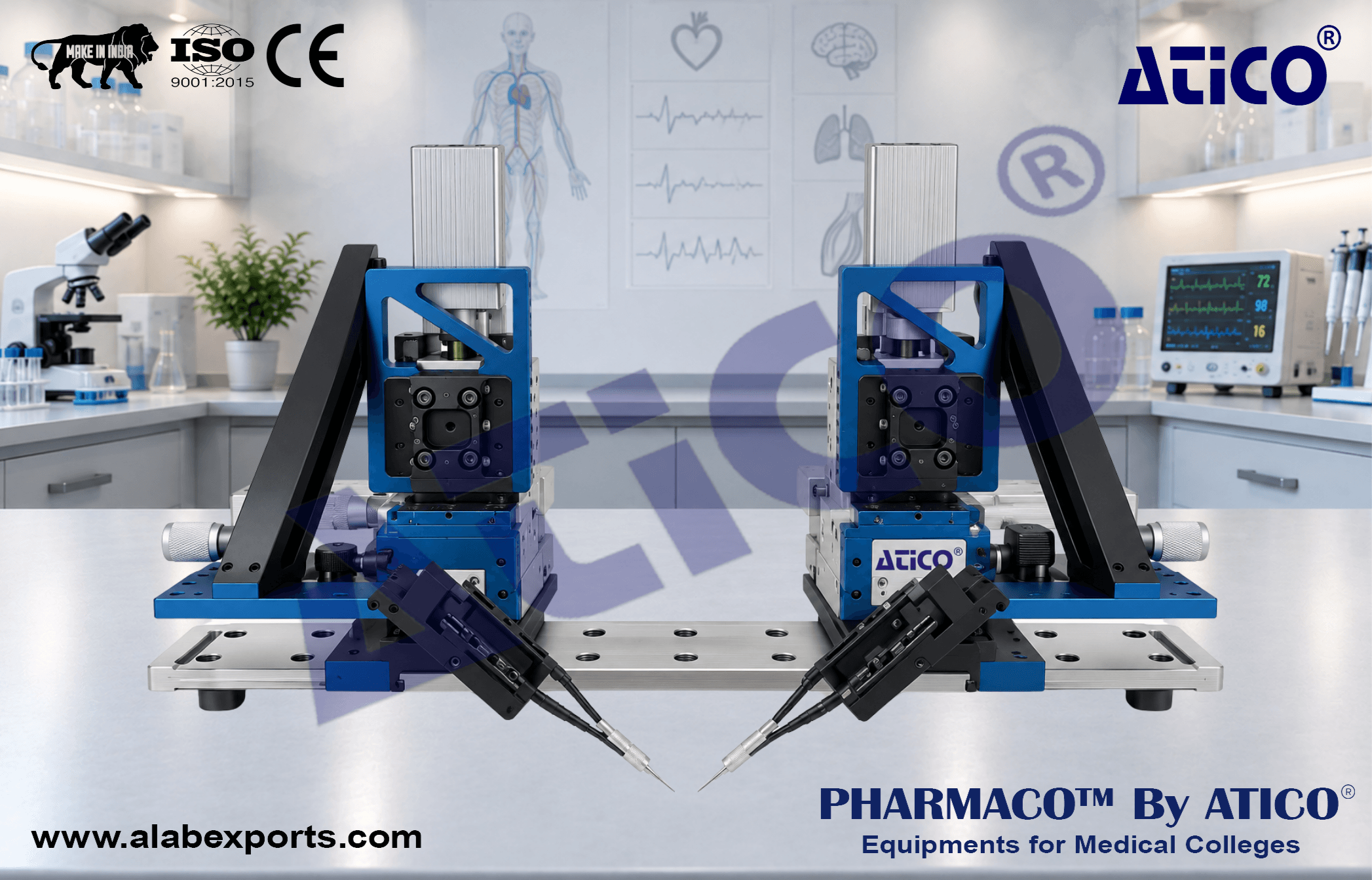 MyoStretcher System For physiology Research Lab Equipment