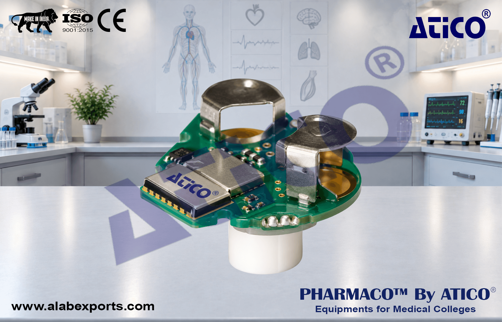 Reusable Telemeter For physiology Research Lab Equipment