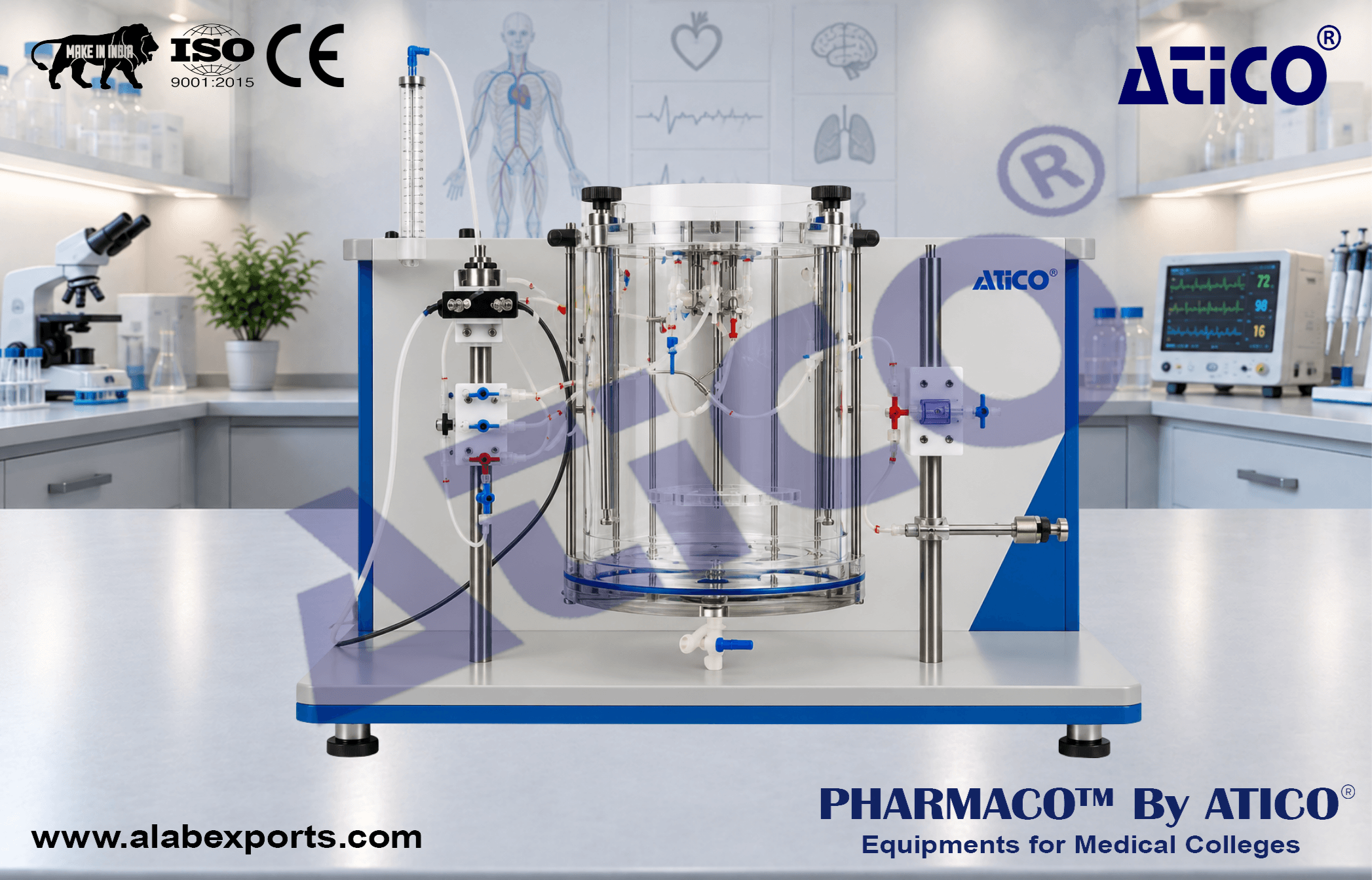 Langendorff & Working Heart For physiology Research Lab Equipment