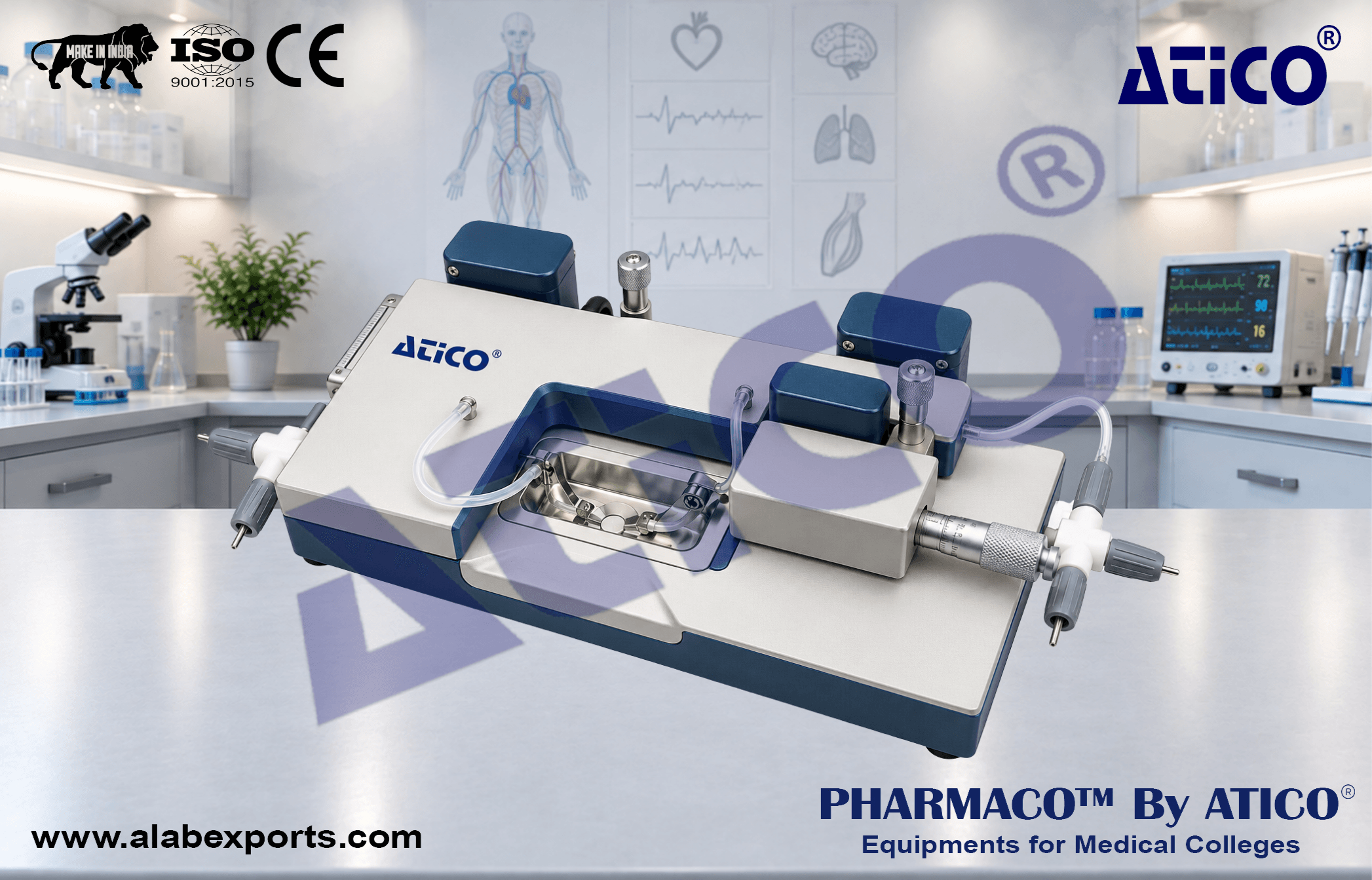 Imaging Pressure Myograph System For physiology Research Lab Equipment