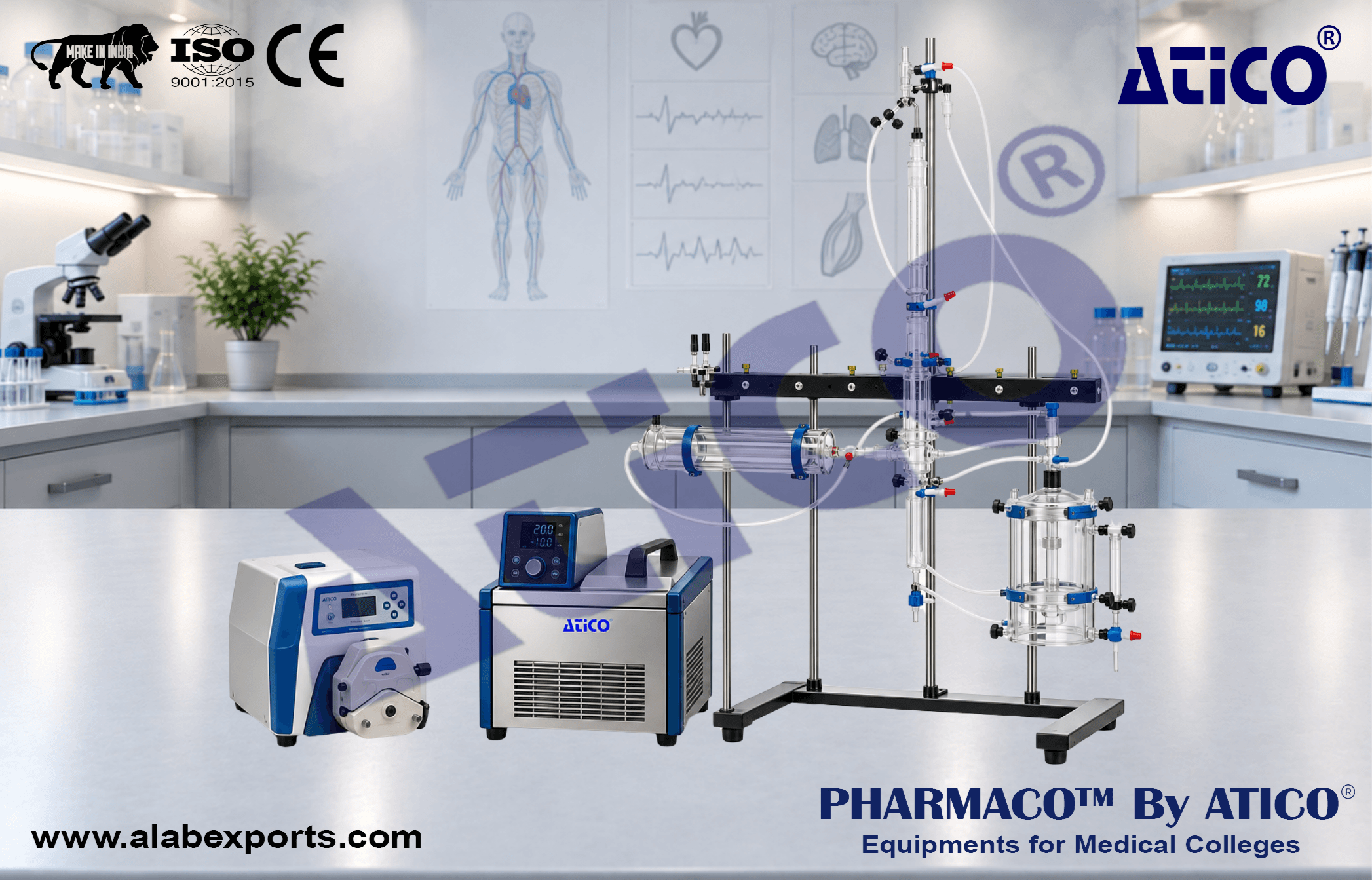 Langendorff Systems Constant Pressure or Flow For Pharmacology Research Lab Equipment
