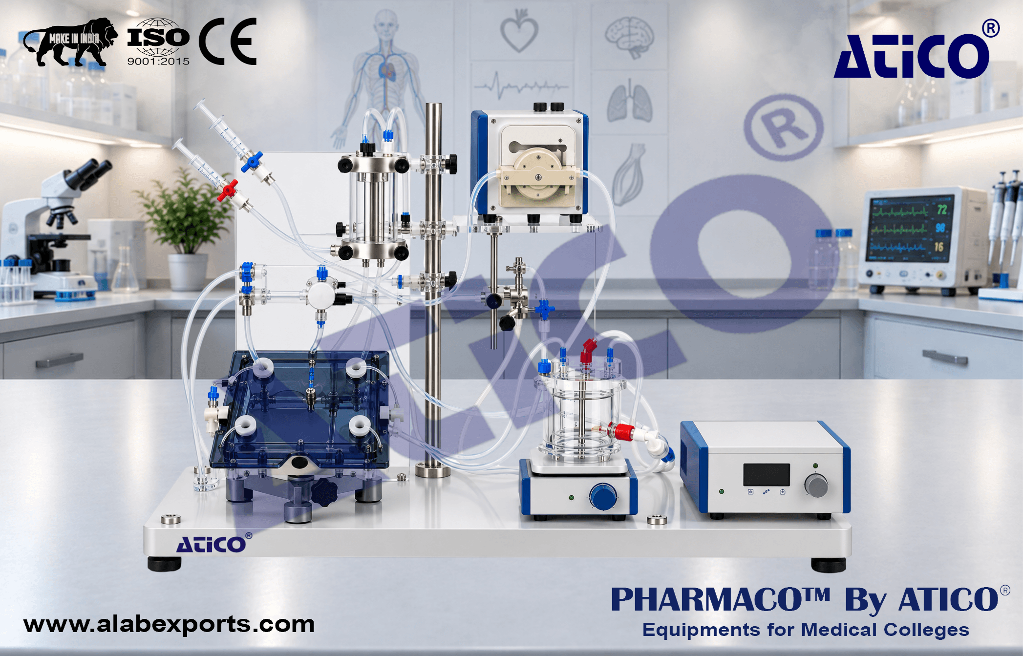 Perfusion Systems for Cell Isolation from Heart, Liver and Other Organs For Pharmacology Research Lab Equipment