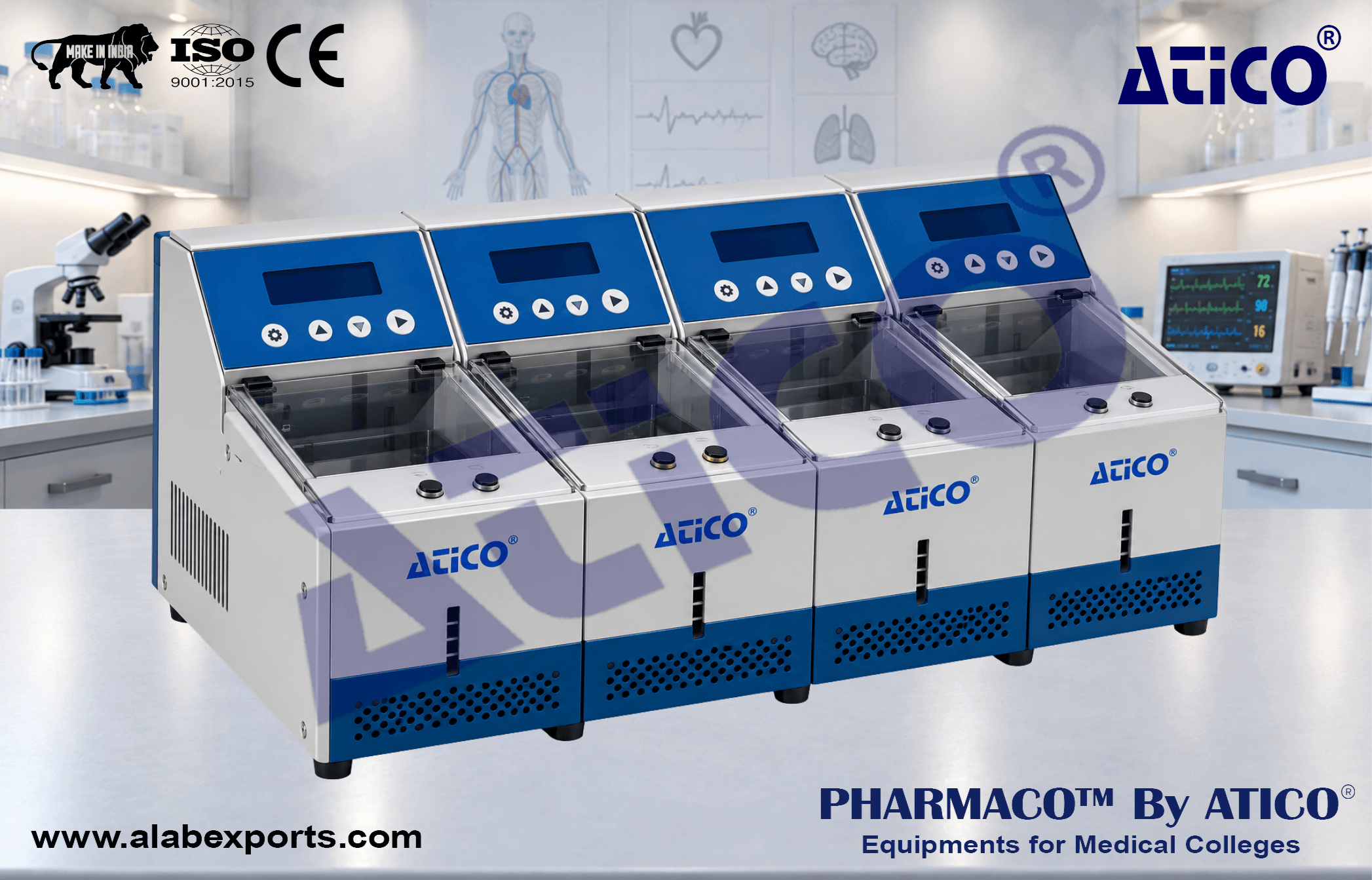 MultiChannel Tail Cuff Blood Pressure System For Bioscience Research Lab Equipment