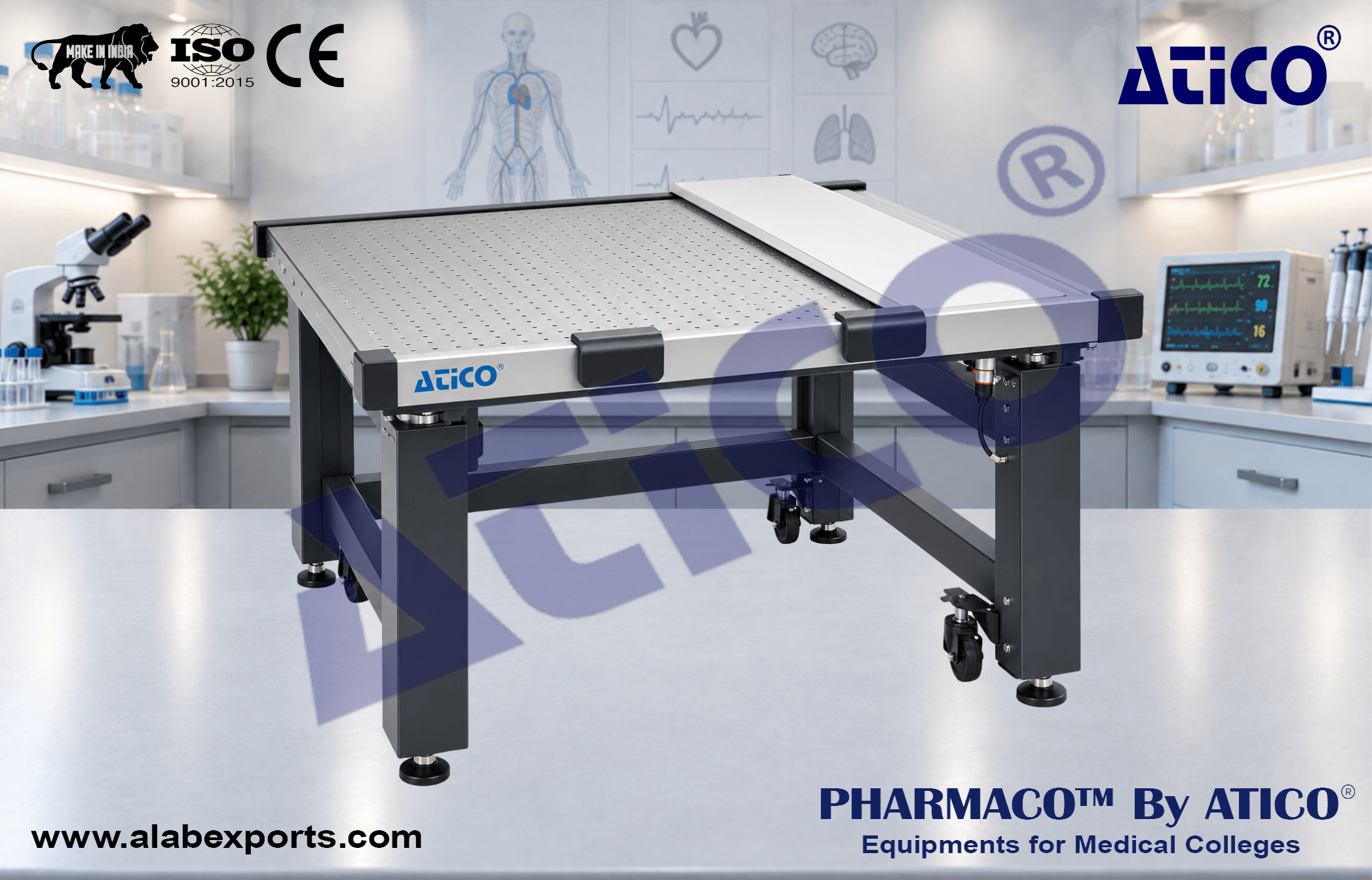CleanBench Laboratory Table For Neuroscience Research Lab Equipment
