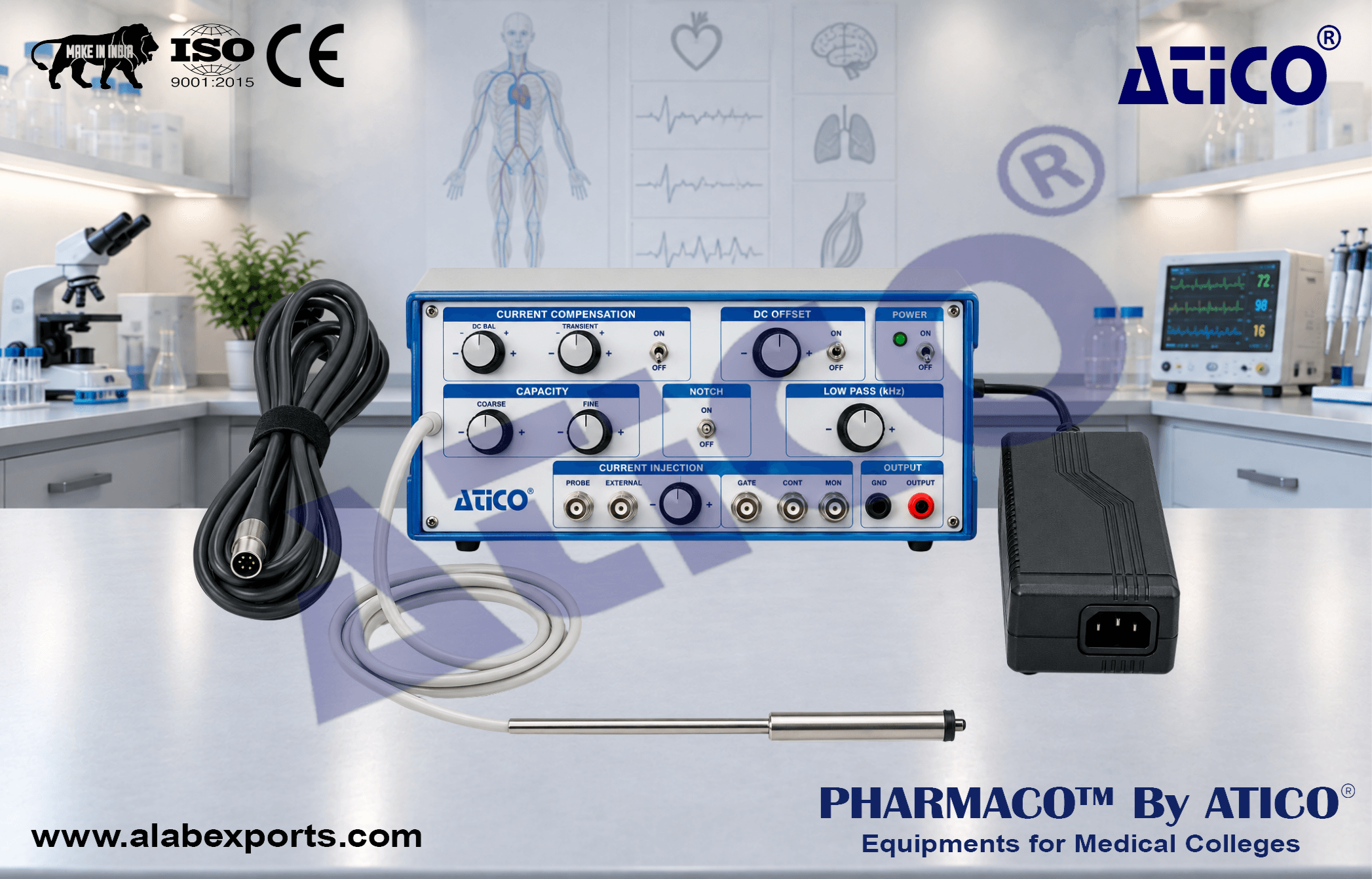 Intracellular Amplifier For physiology Research Lab Equipment