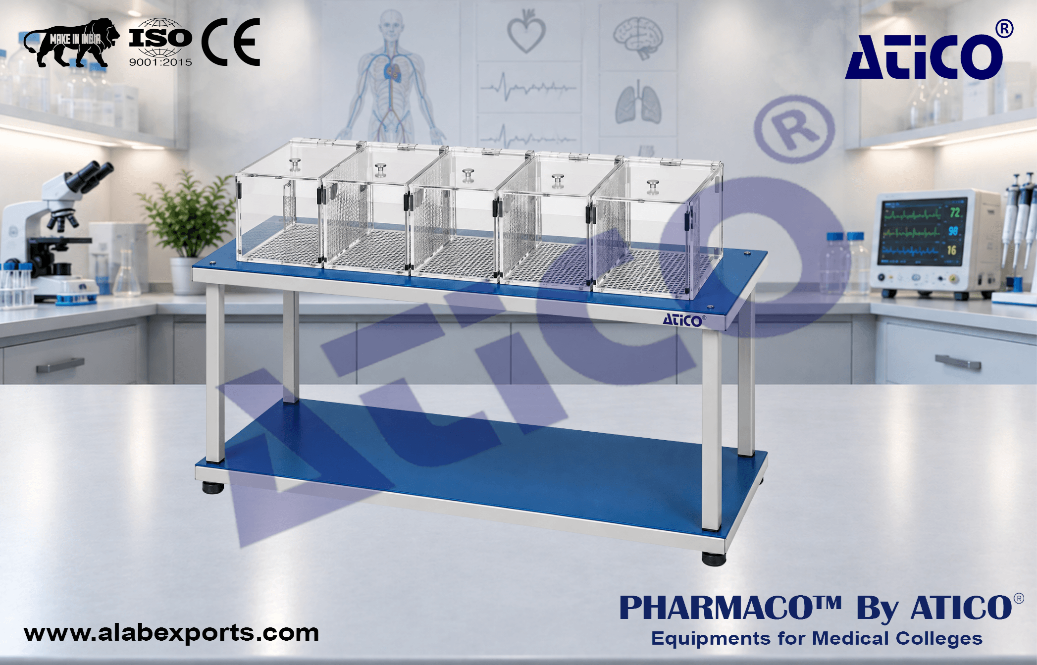 Electronic von Frey Mesh Stands for Mice and Rats For Animal Research Lab Equipment