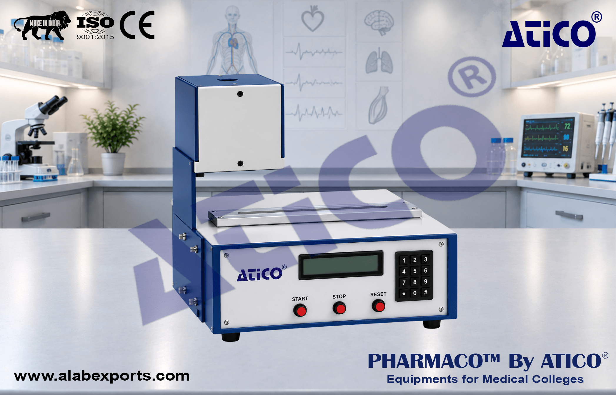 Tail Flick Test Analgesia Meter for Mice and Rats For Animal Research Lab Equipment