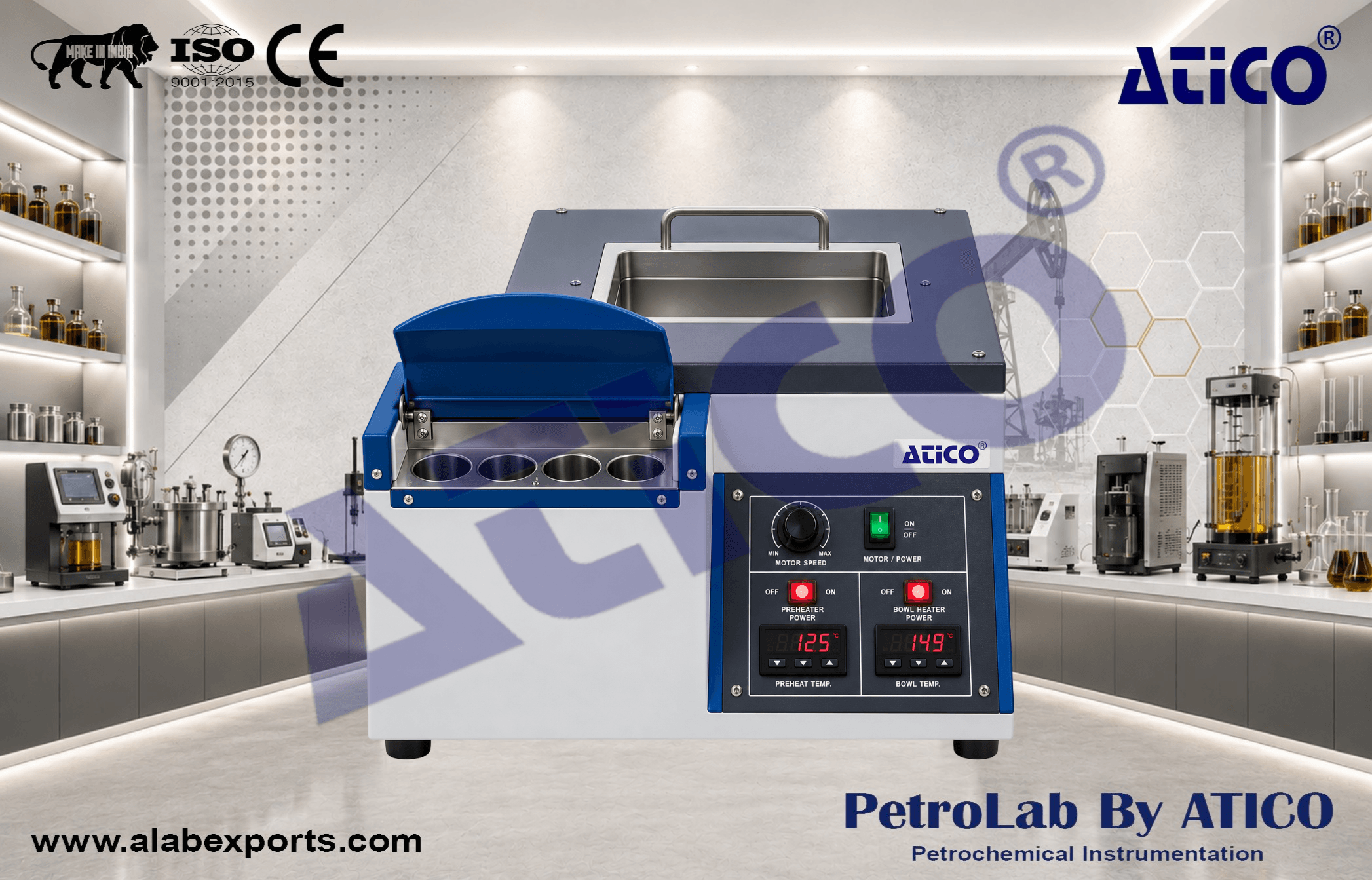 Heated Oil Test Centrifuge for Petroleum Testing Equipment