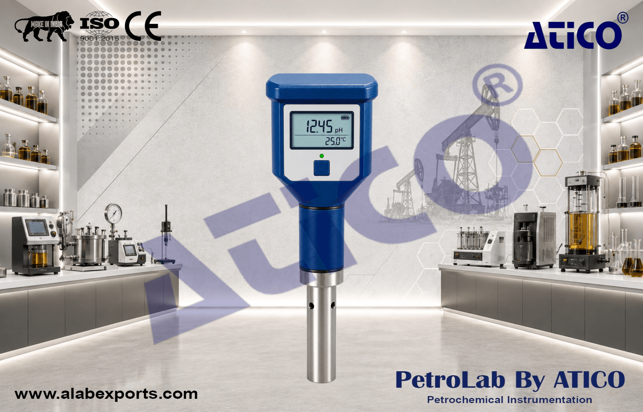 Portable Digital Conductivity Meter for Oil and Petroleum Testing Equipment