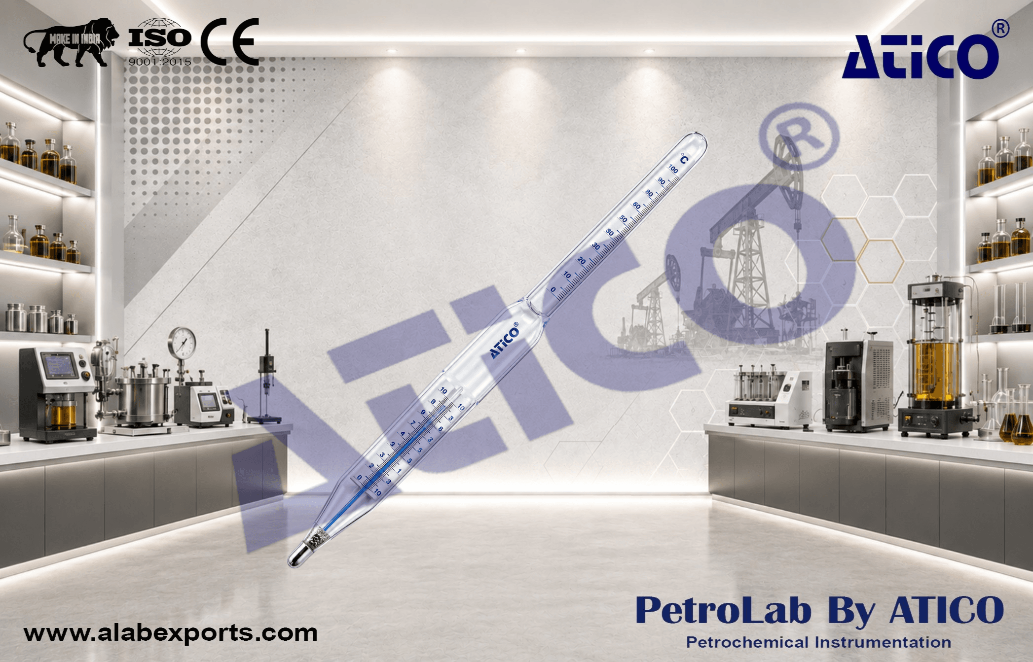 Density, Relative Density Specific Gravity), or API Gravity Accessories for Oil and Petroleum Testing Equipment