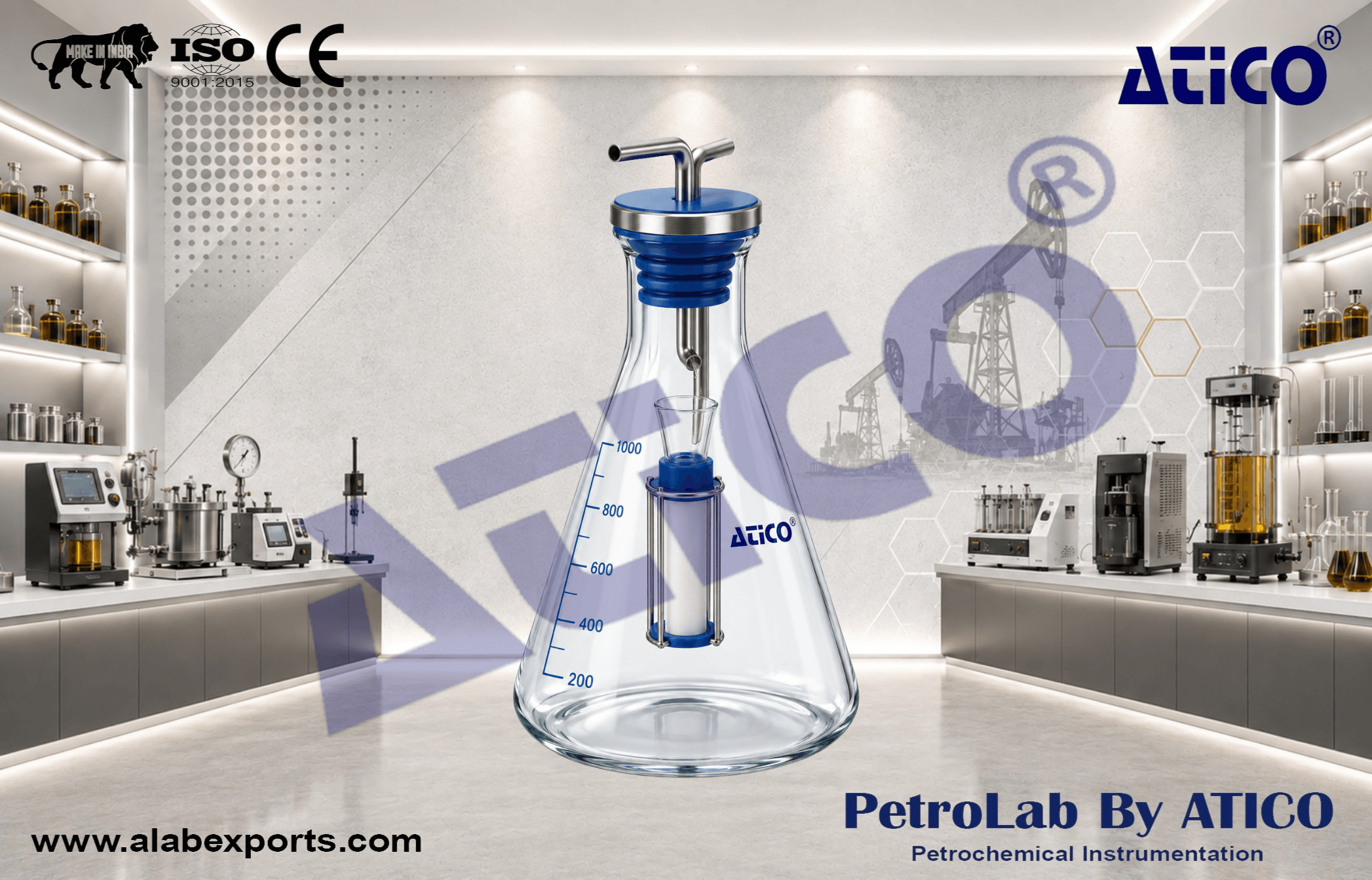 Sediment Extraction Apparatus for Oil and Petroleum Testing Equipment