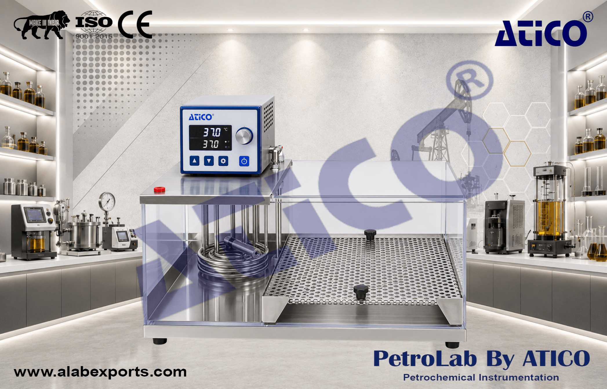 Penetrometer Bath for Oil and Petroleum Testing Equipment