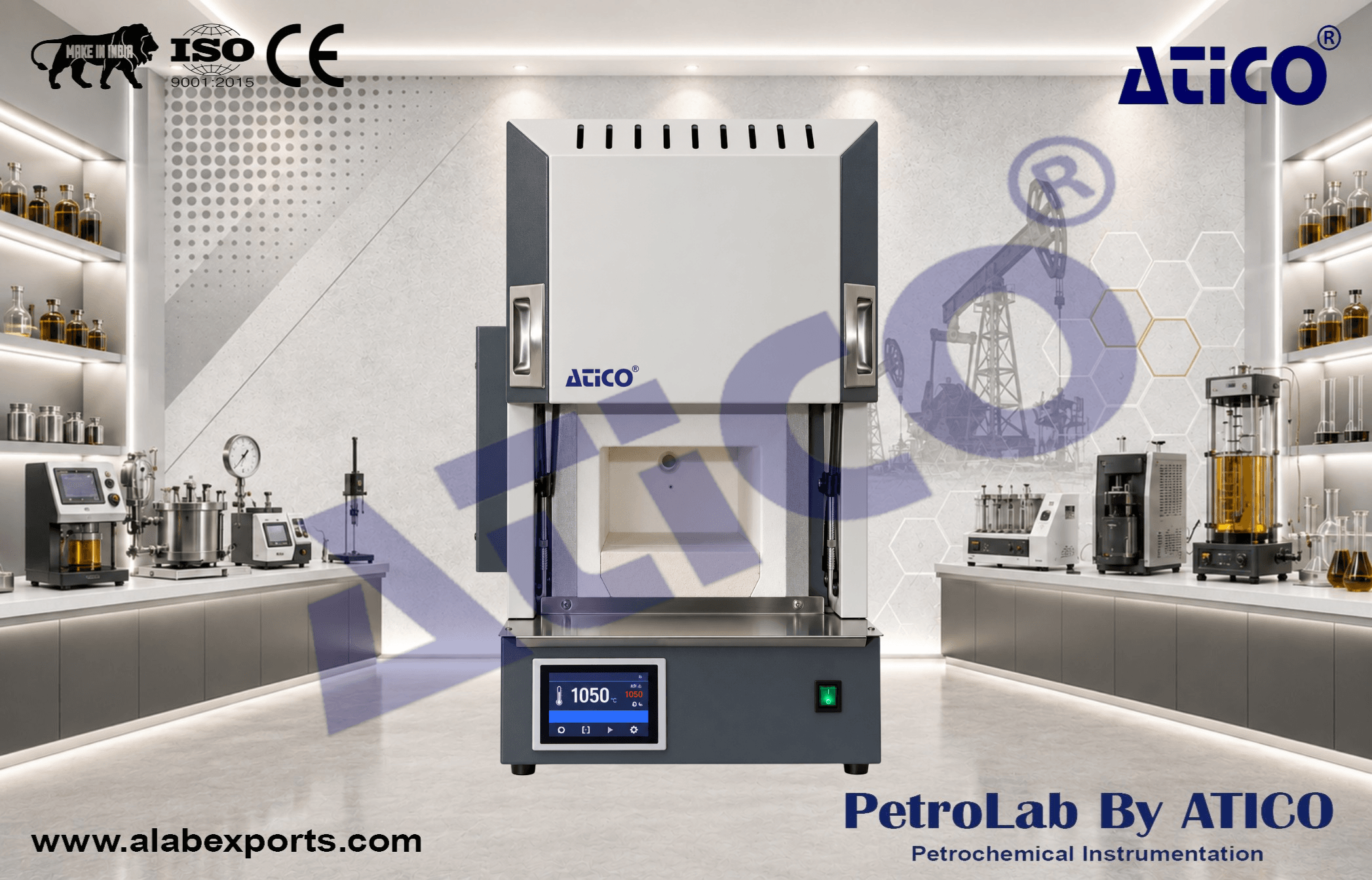 Programmable Ashing Furnace for Oil and Petroleum Testing Equipment