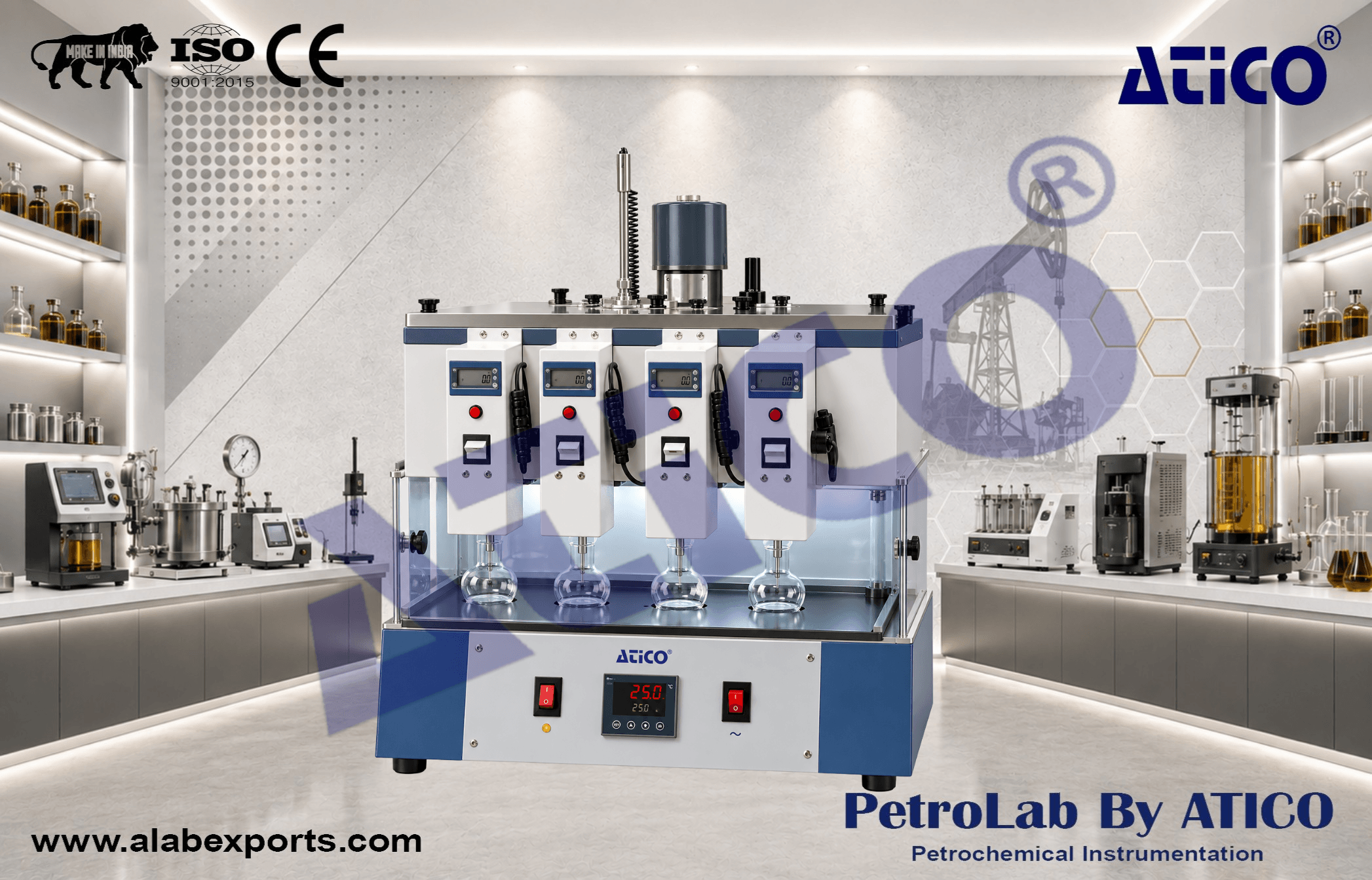 4000 Saybolt Viscosity Bath for Automatic Viscosity Timing for Oil and Petroleum Testing Equipment