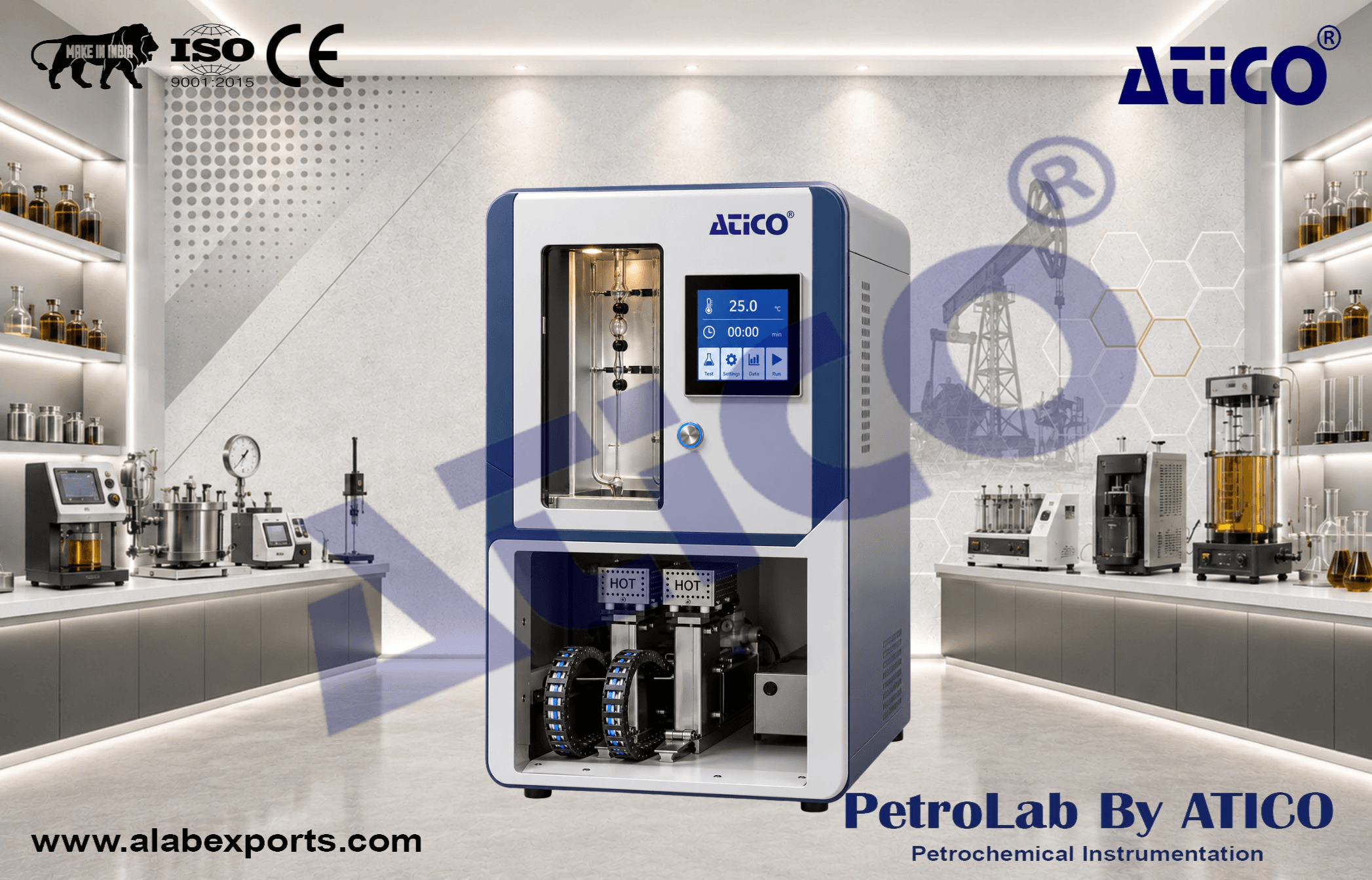 Omnitek BitU Visc Automatic Viscometry System for Oil and Petroleum Testing Equipment