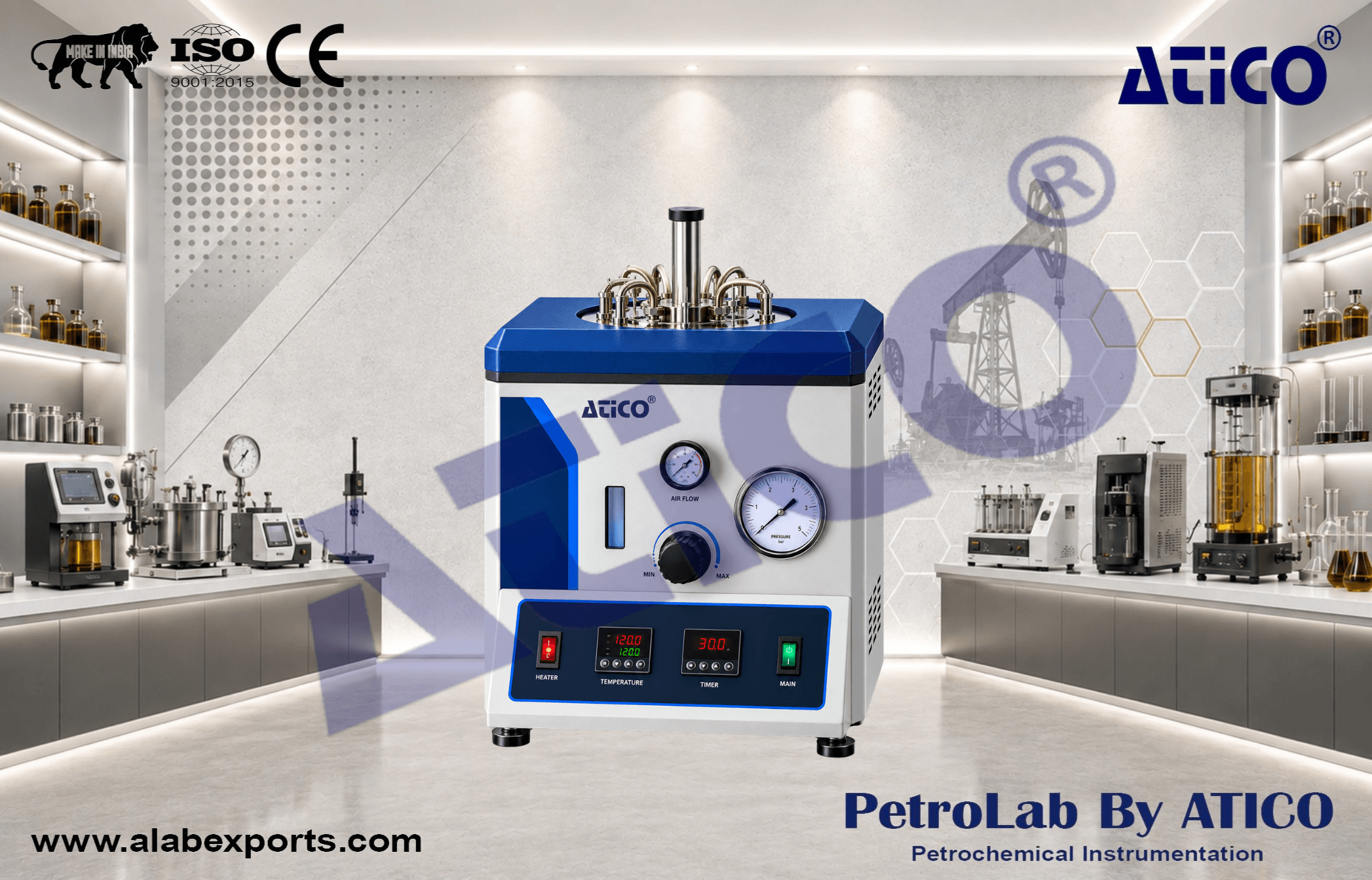 Existent Gum Evaporation Bath for Petroleum Testing Equipment