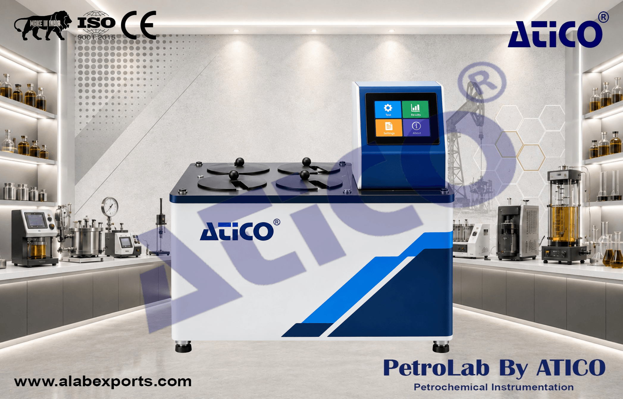 Oxidation Stability Test Apparatus for Lubricating Greases for Petroleum Testing Equipment
