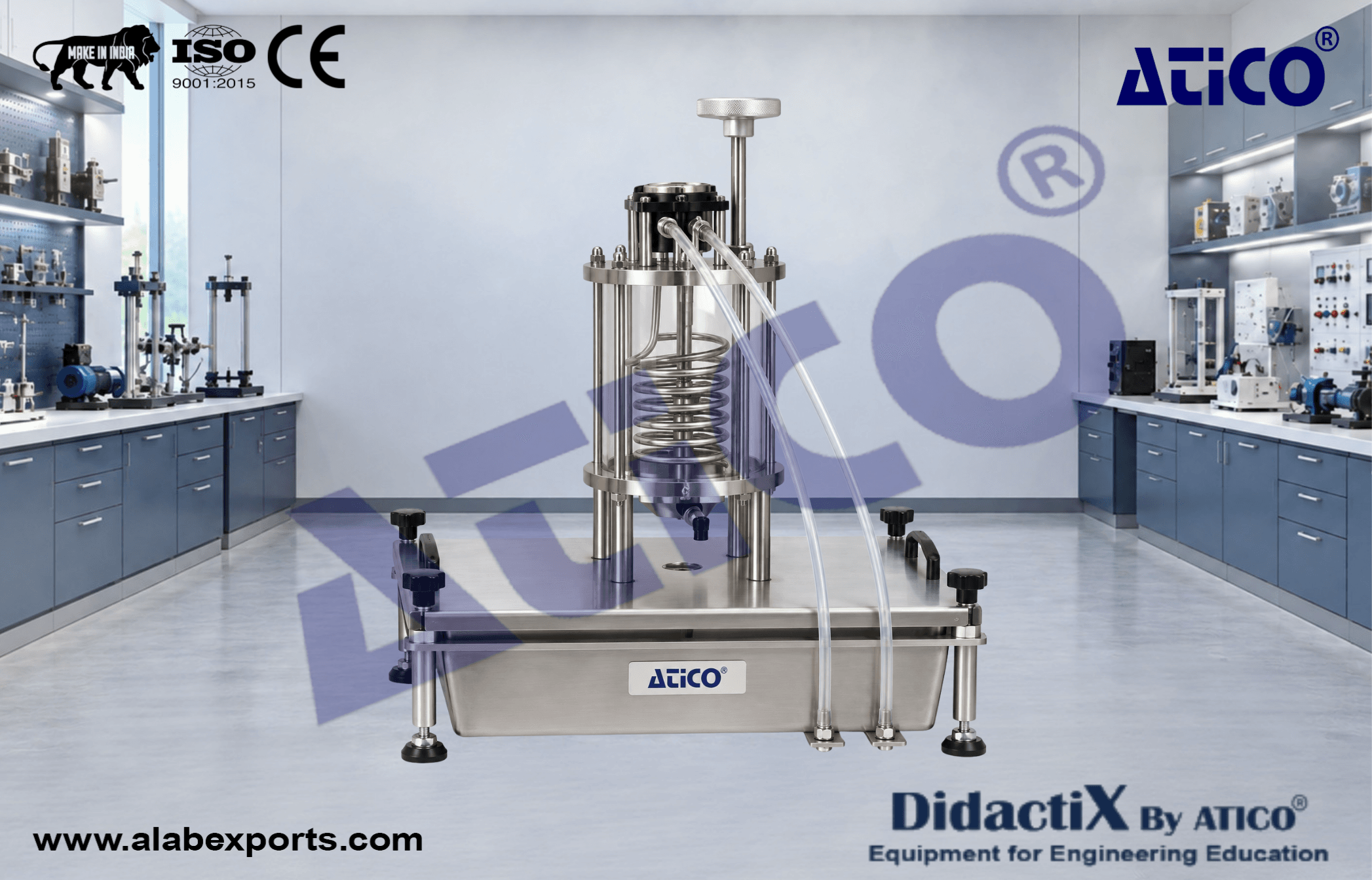 Continuous Stirred Tank Reactor Teaching Equipment