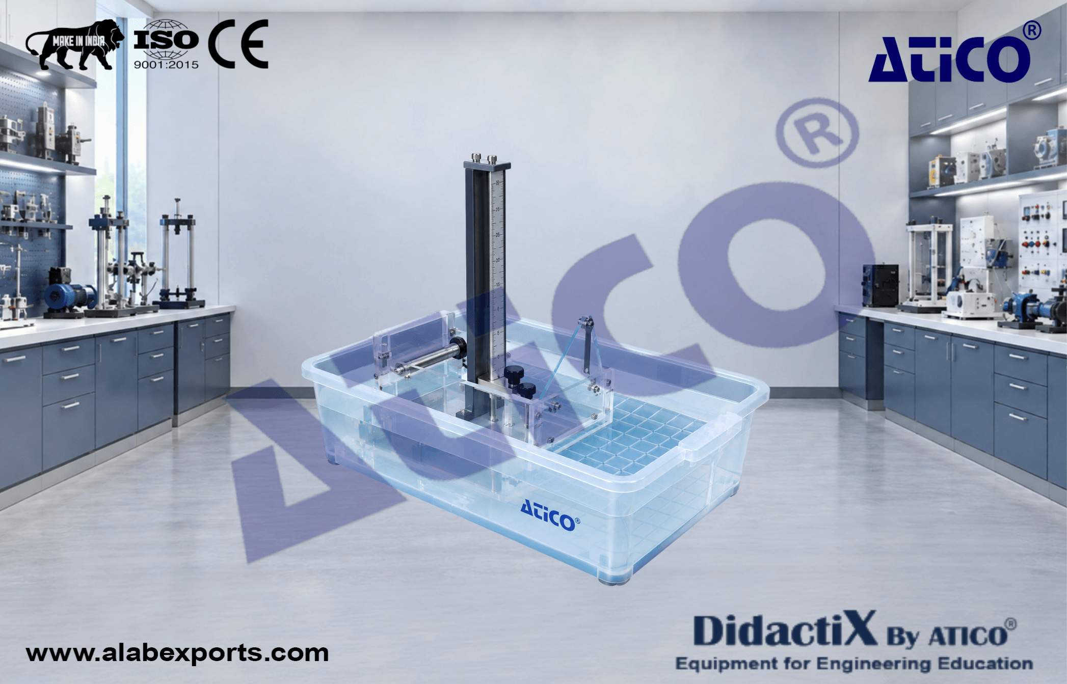 Stability of Floating Bodies Teaching Equipment