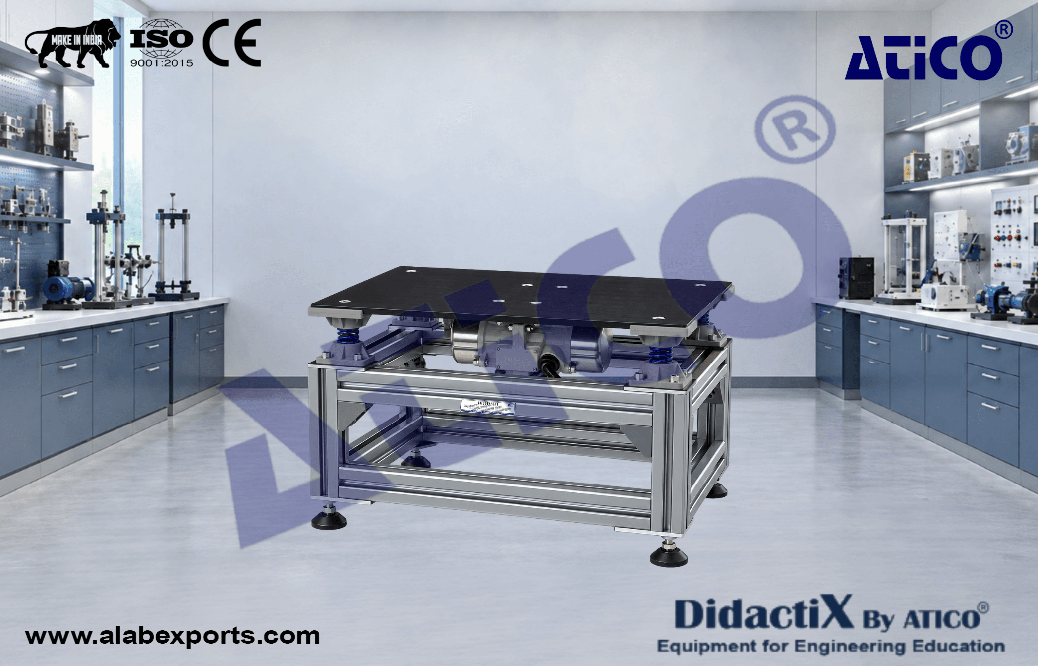 Bidirectional Earthquake Shaking Machine Teaching Equipment