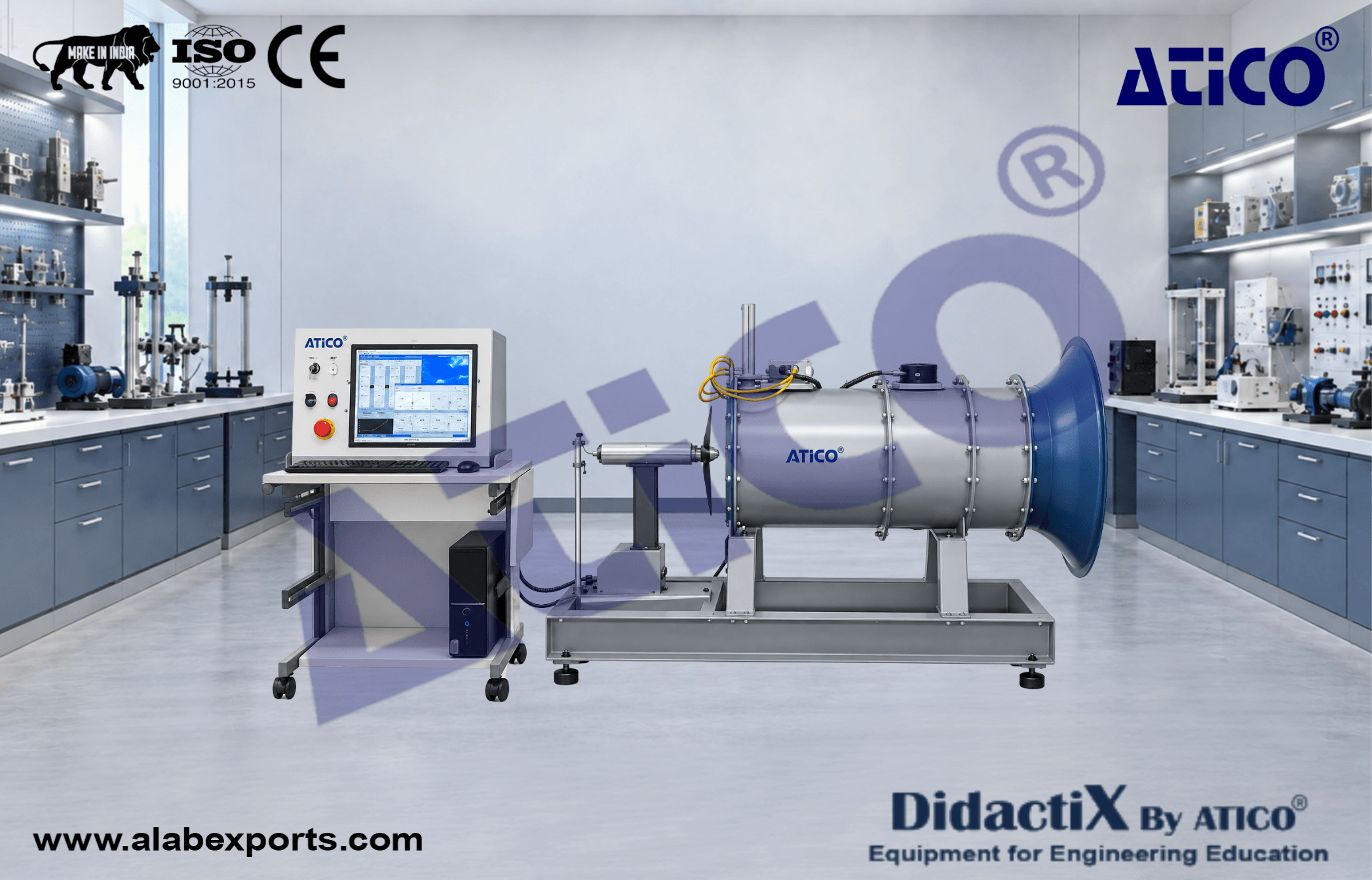 Fundamentals of Wind Power Plants Teaching Equipment