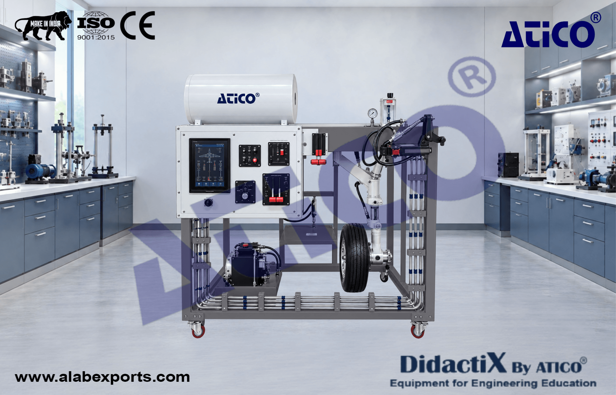 Aircraft Hydraulic Landing Gear System Trainer Module