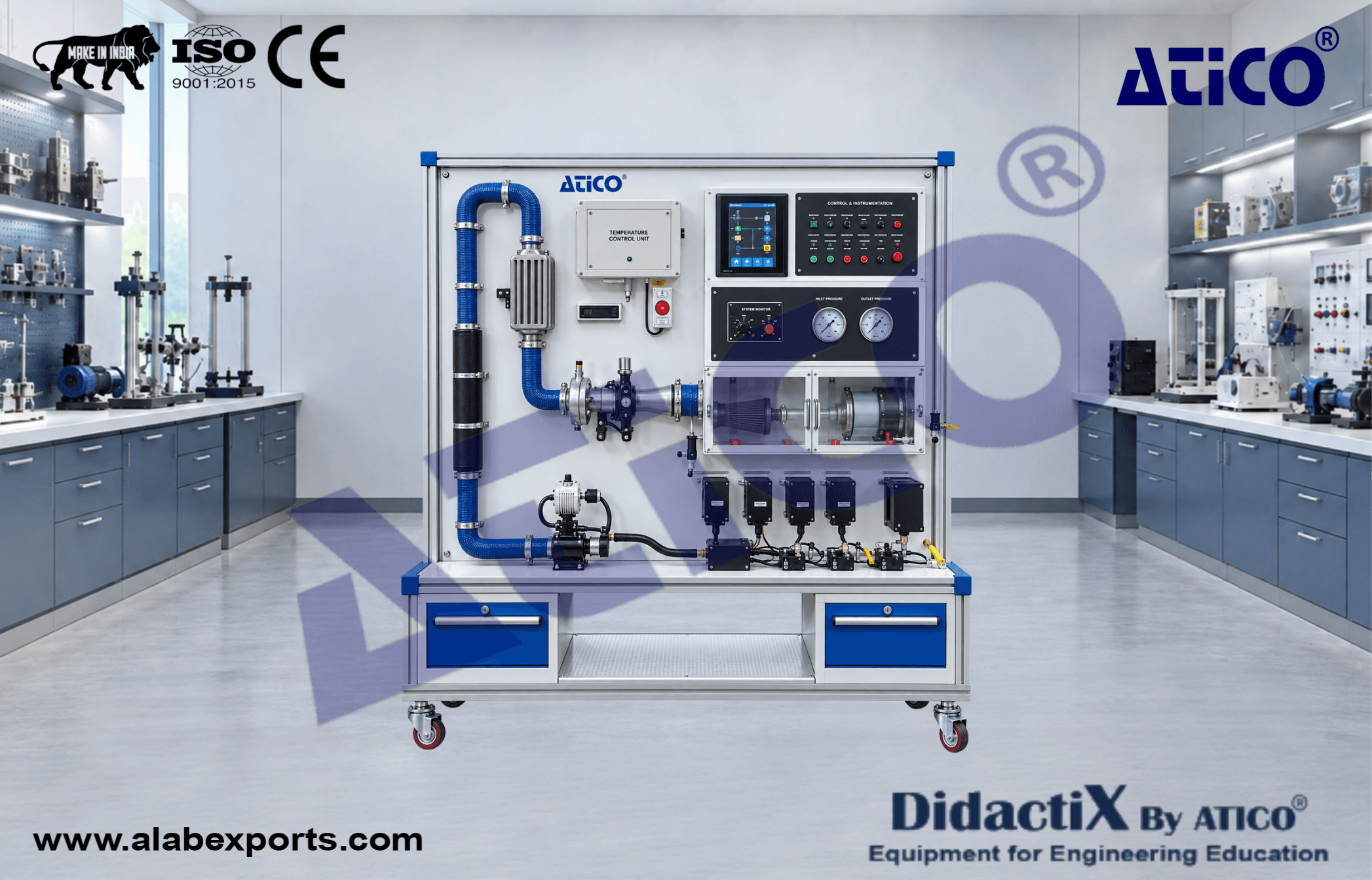 Aircraft Cabin Pressurization and Air Conditioning Training Set