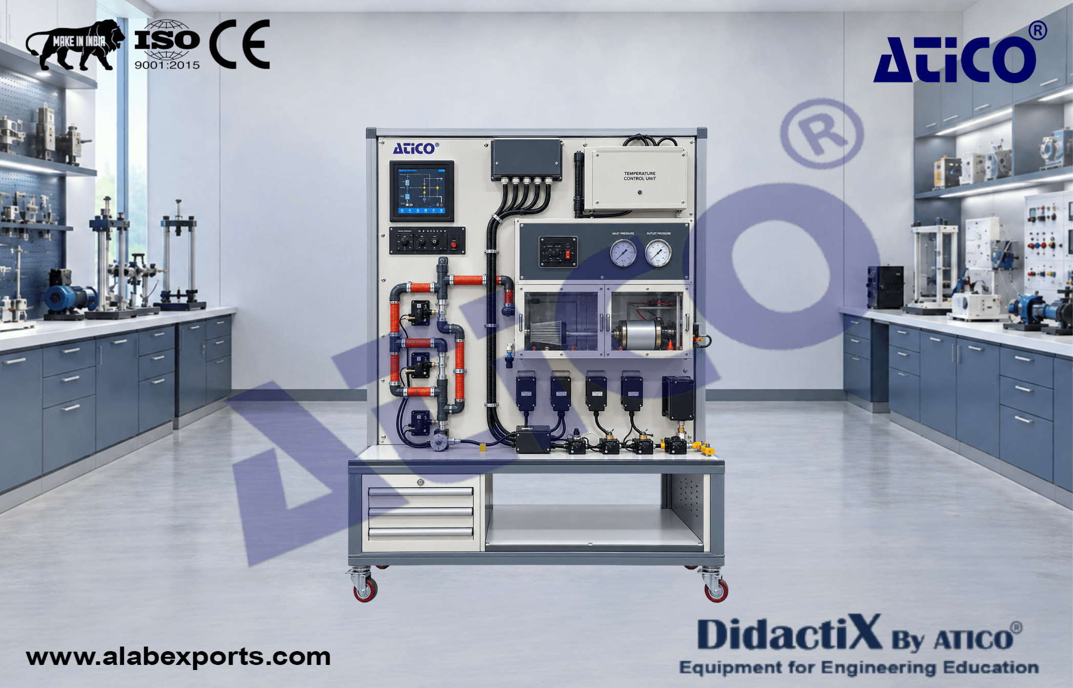 Aircraft Cabin Pressurization and Air Conditioning Training Set