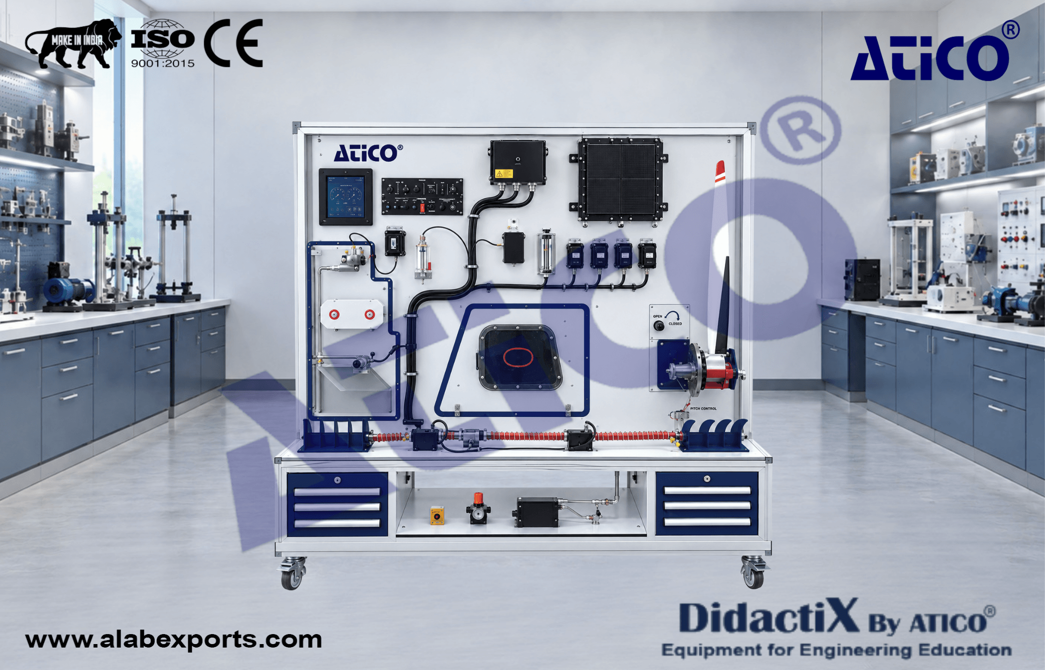 Aircraft Ice & Rain Protection & Control System Trainer