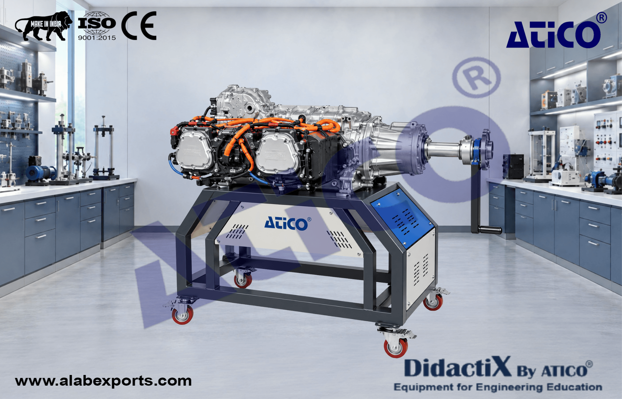 Aircraft Piston Engine Cutaway