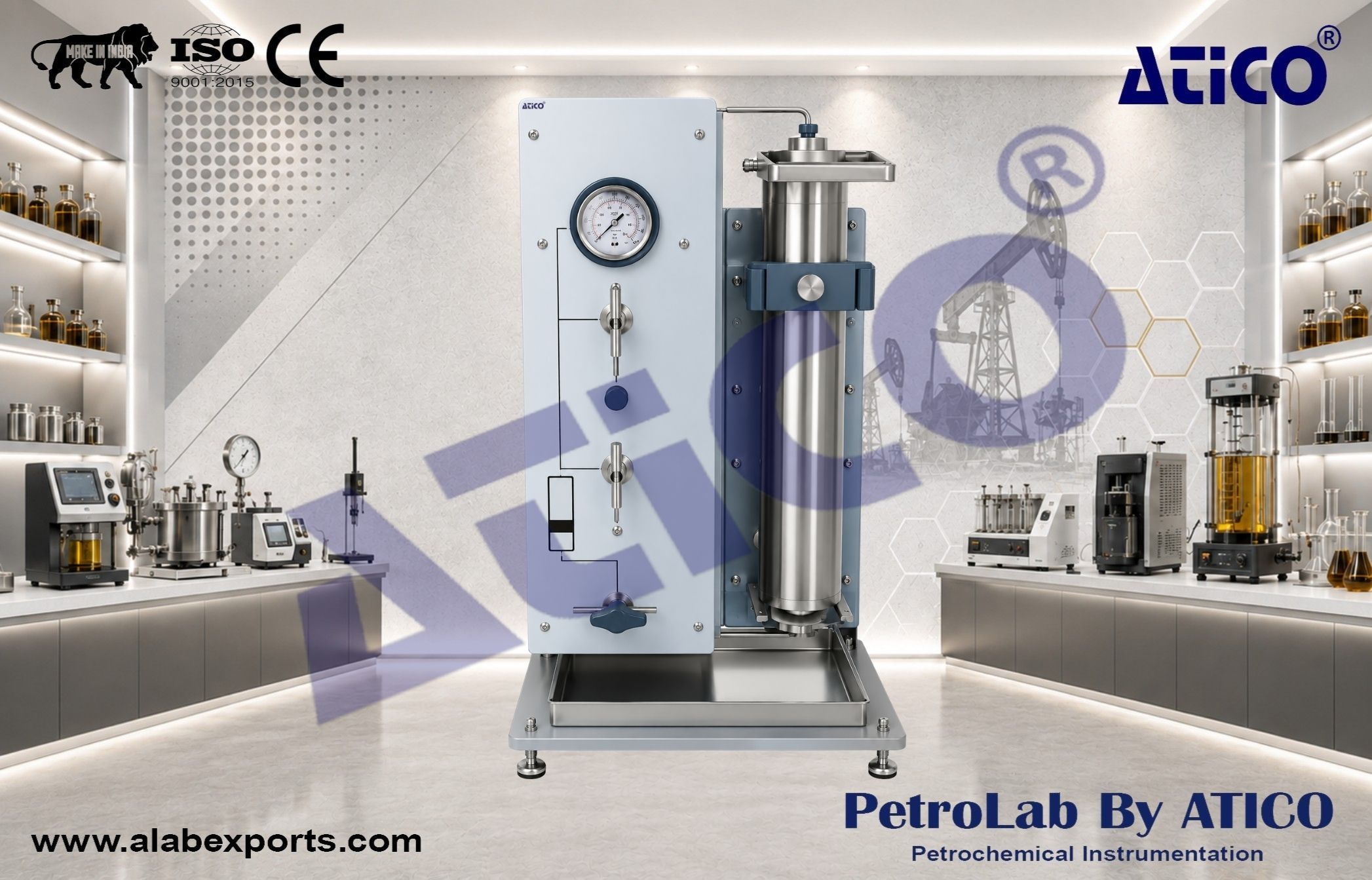 Accumulator stand Special core analysis Instruments