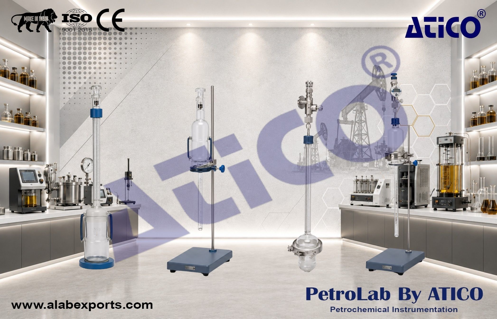 Amott cell for spontaneous imbibition and drainage tests Instruments