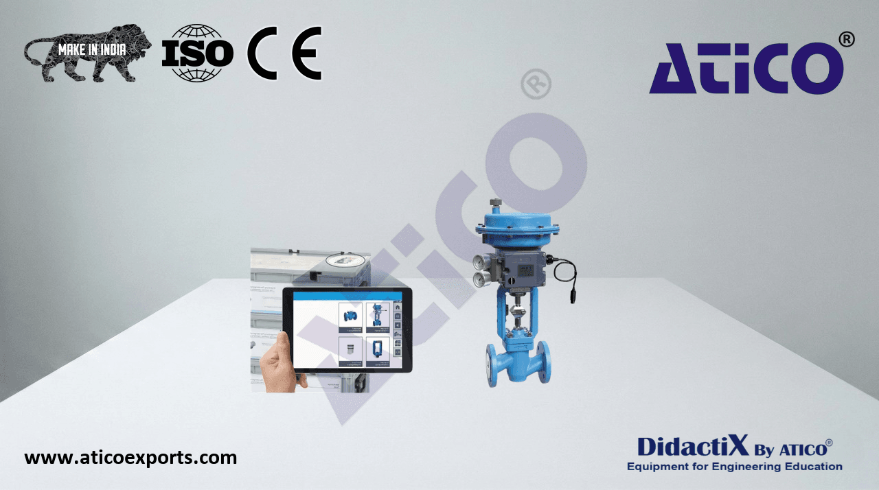 Assembly exercise: pneumatically driven control valve
