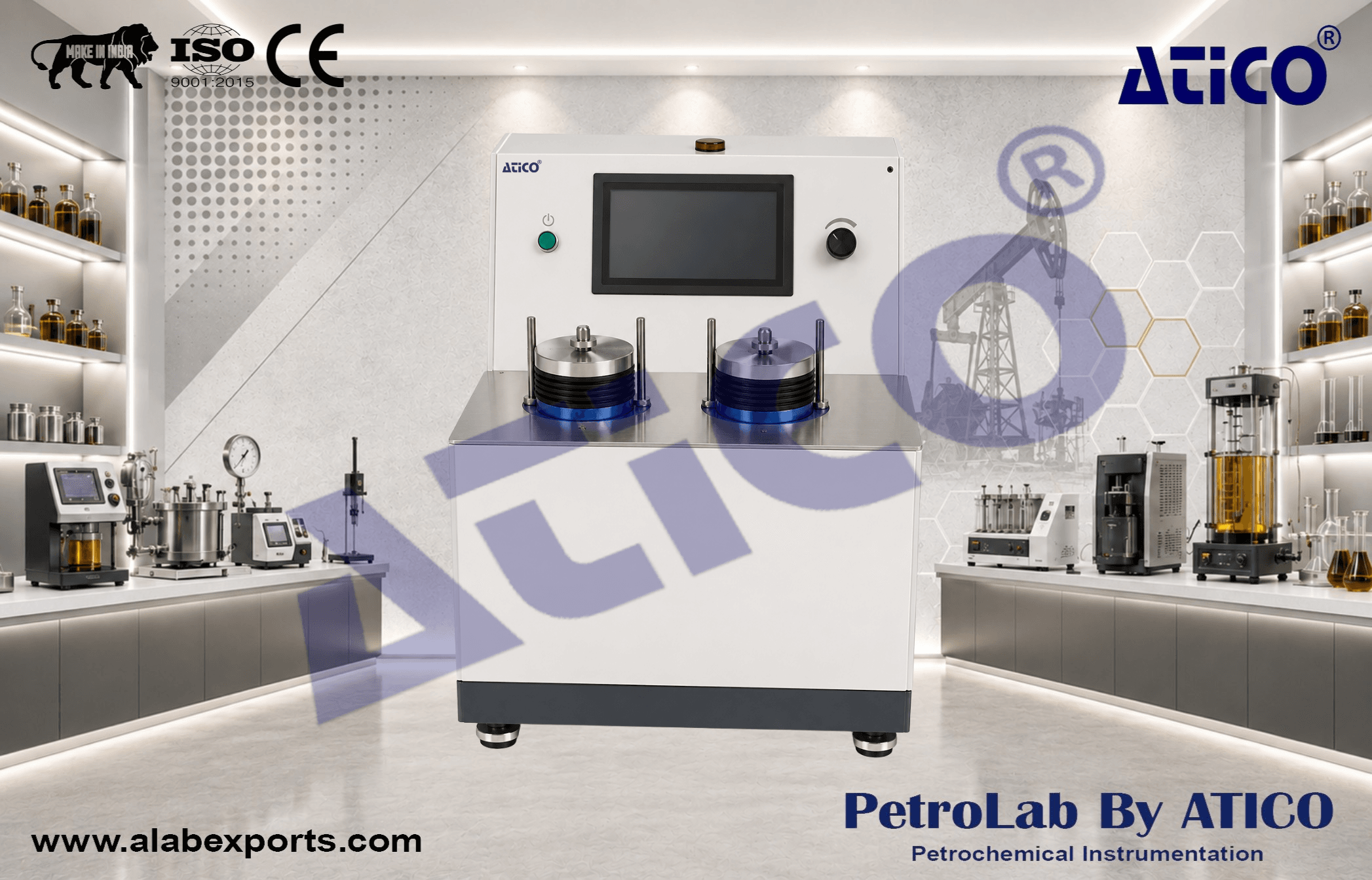 Atmospheric Cement Consistometer oil and petroleum testing instruments by ATICO EXPORT