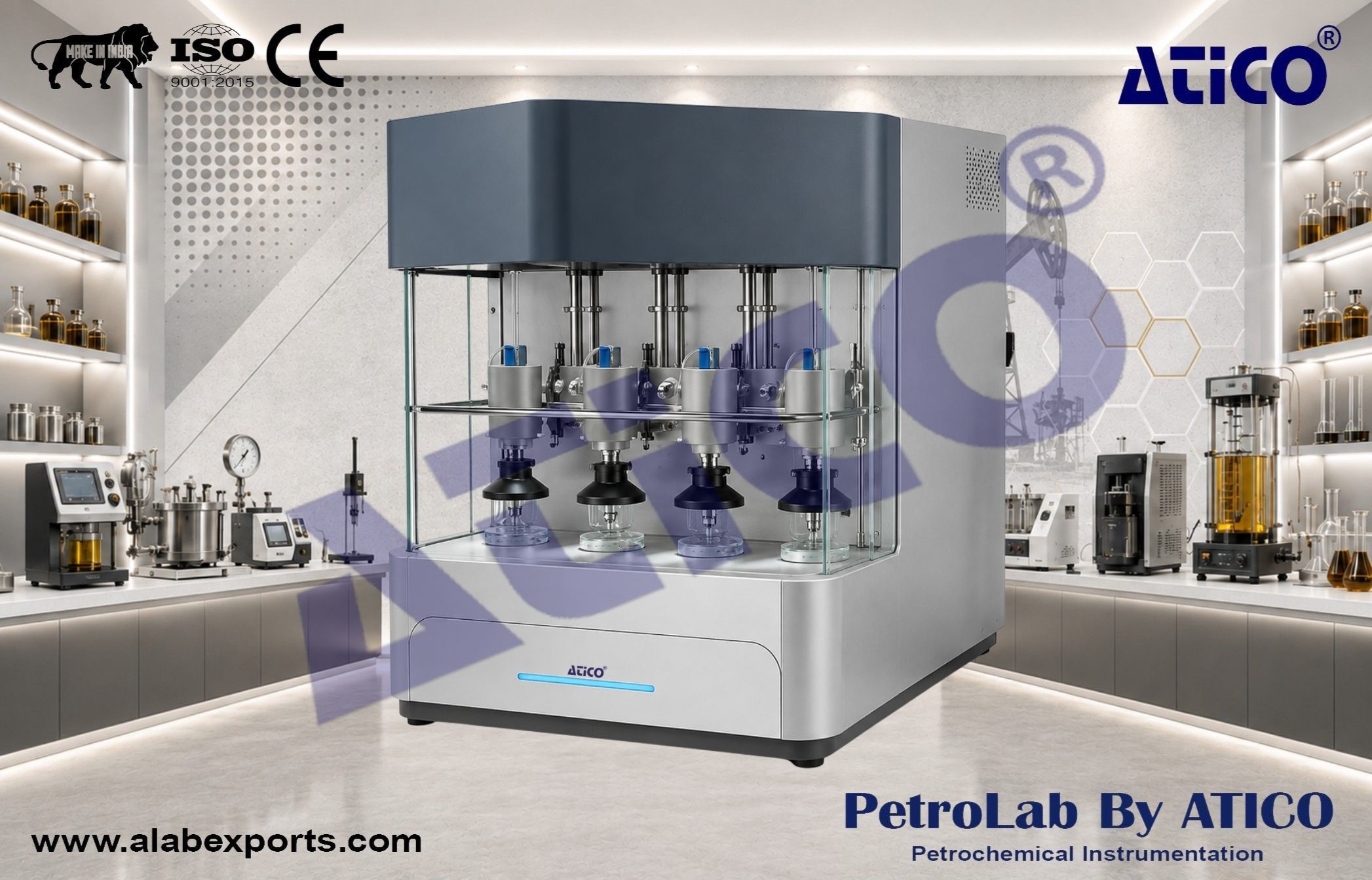 Atmospheric flocculation titrimeter system and trainers