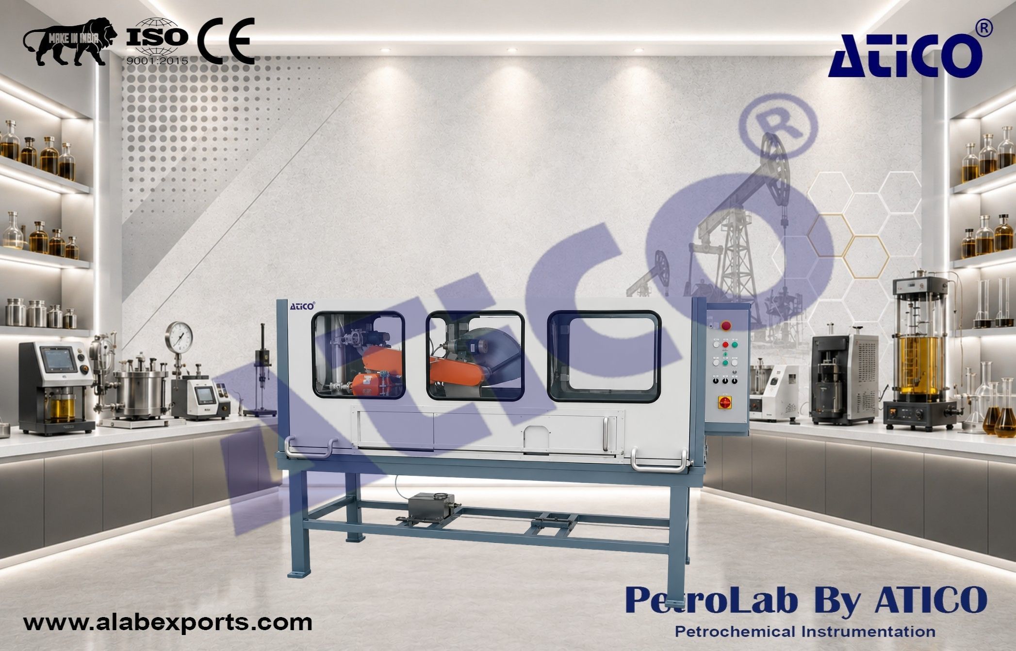 Automated core slabbing saw laboratory and Oilfield instruments