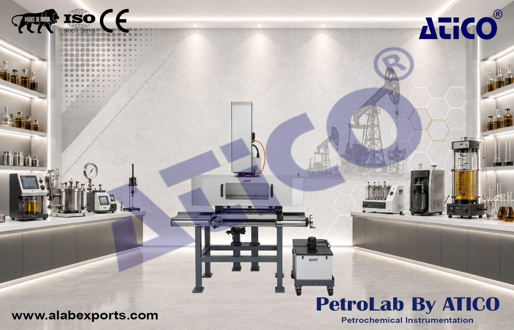 Automated plugging machine laboratory and Oilfield instruments
