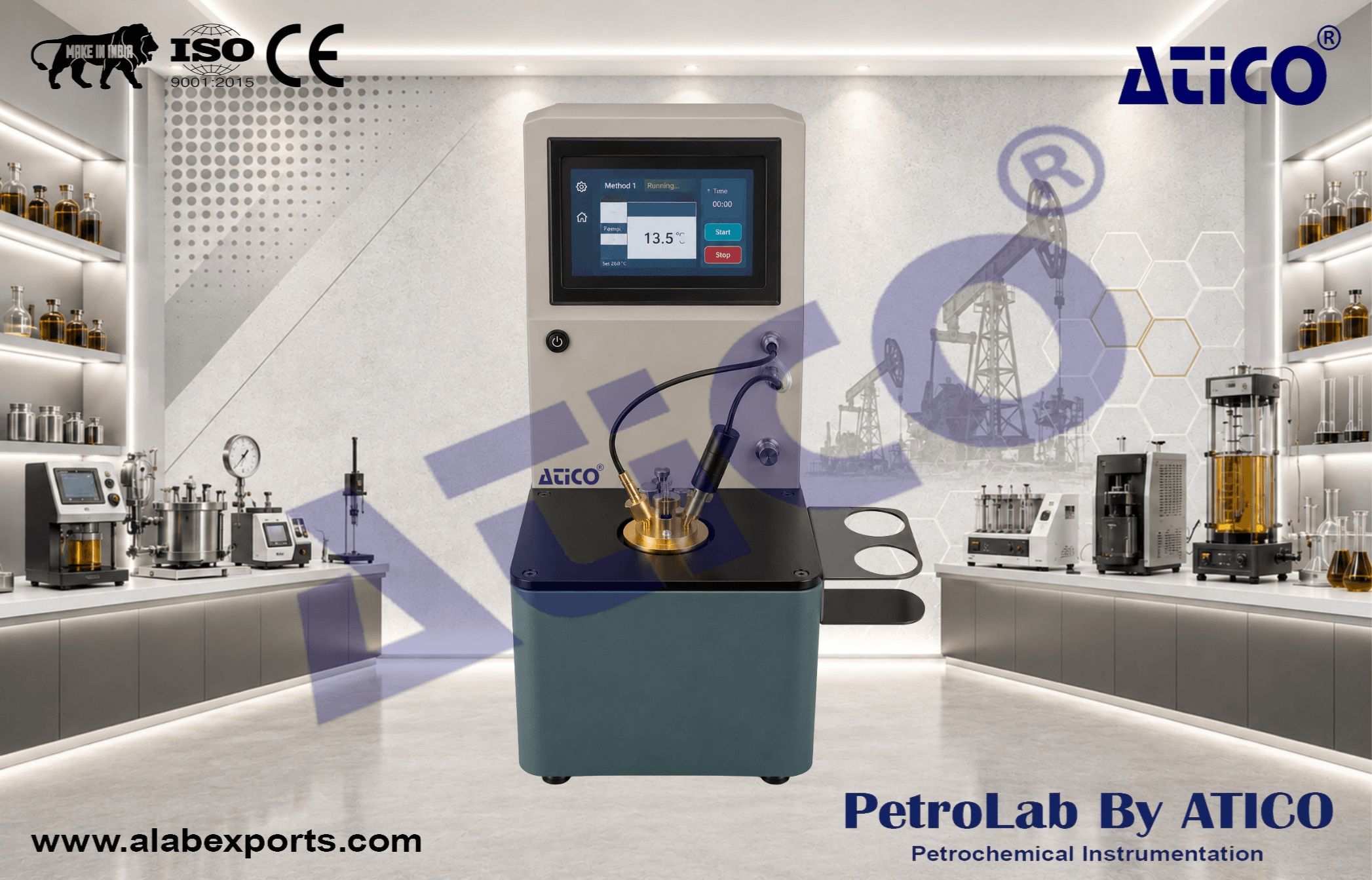 Abel Closed Cup Flash Point Testing Equipment by ATICO EXPORT