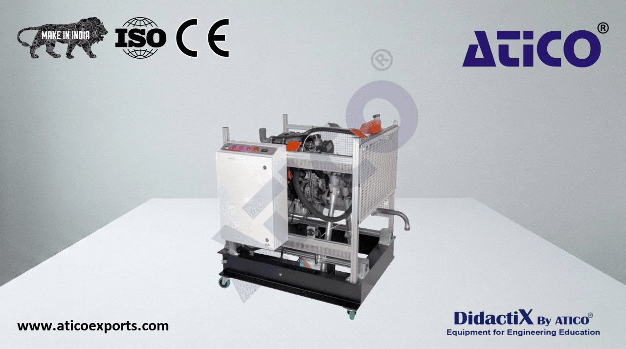 Automotive Four-Cylinder Diesel Engine Deluxe