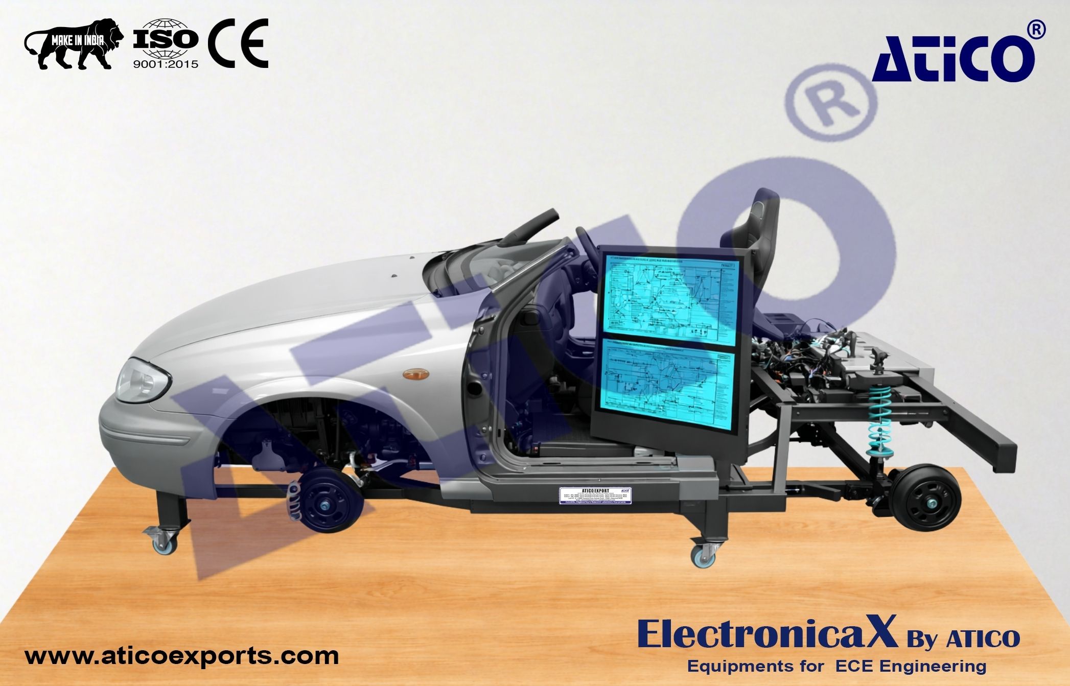 Automotive Half Air Conditioning Car Trainers