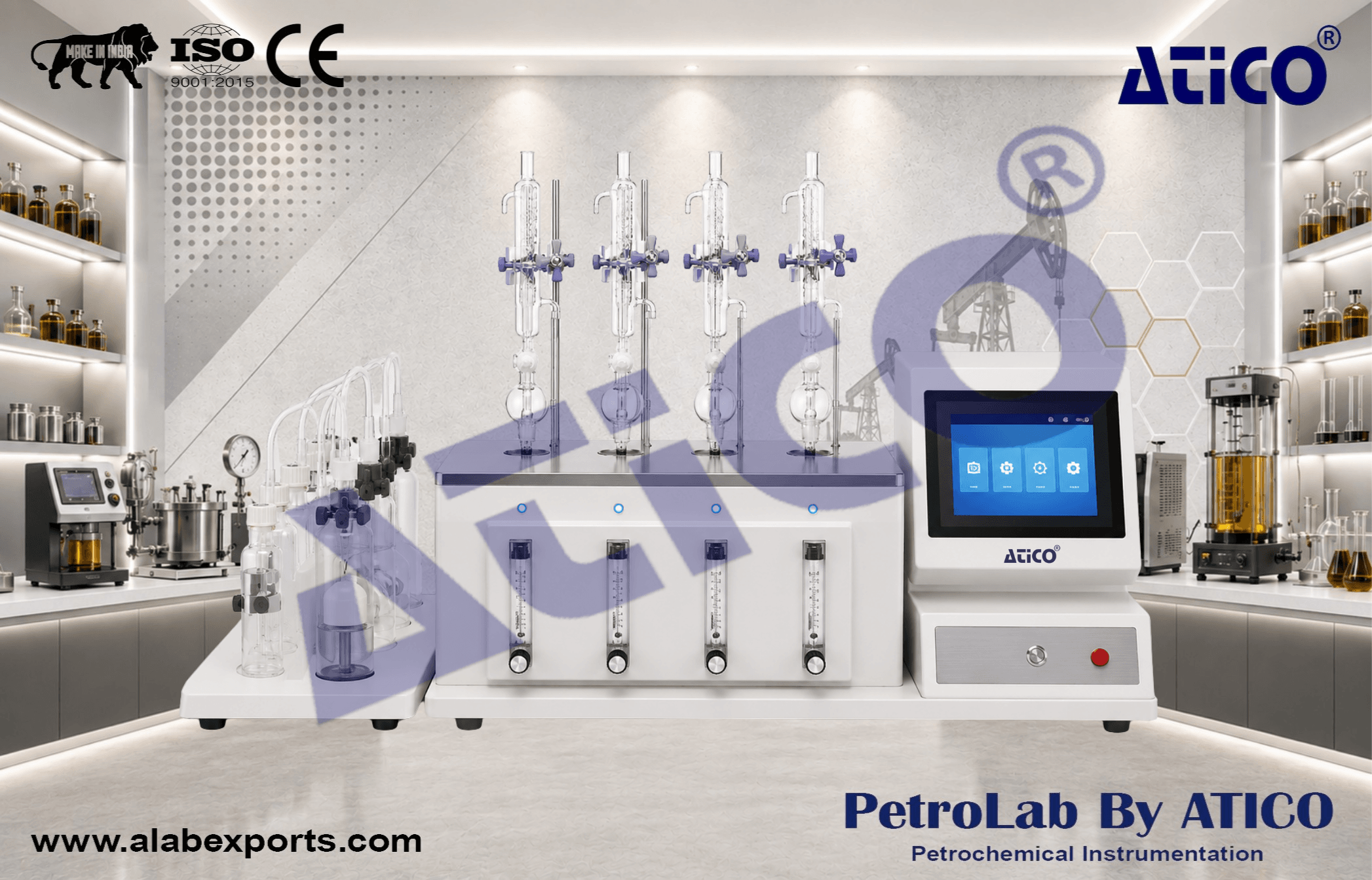 Aviation Hydraulic Oil Thermal Oxidation Stability and Corrosion Testing Equipment by ATICO EXPORT