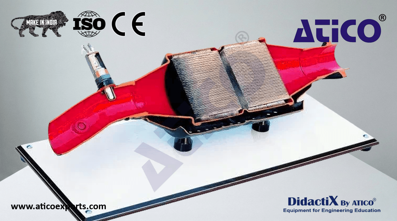 Catalytic Silencer with Lambda Probe