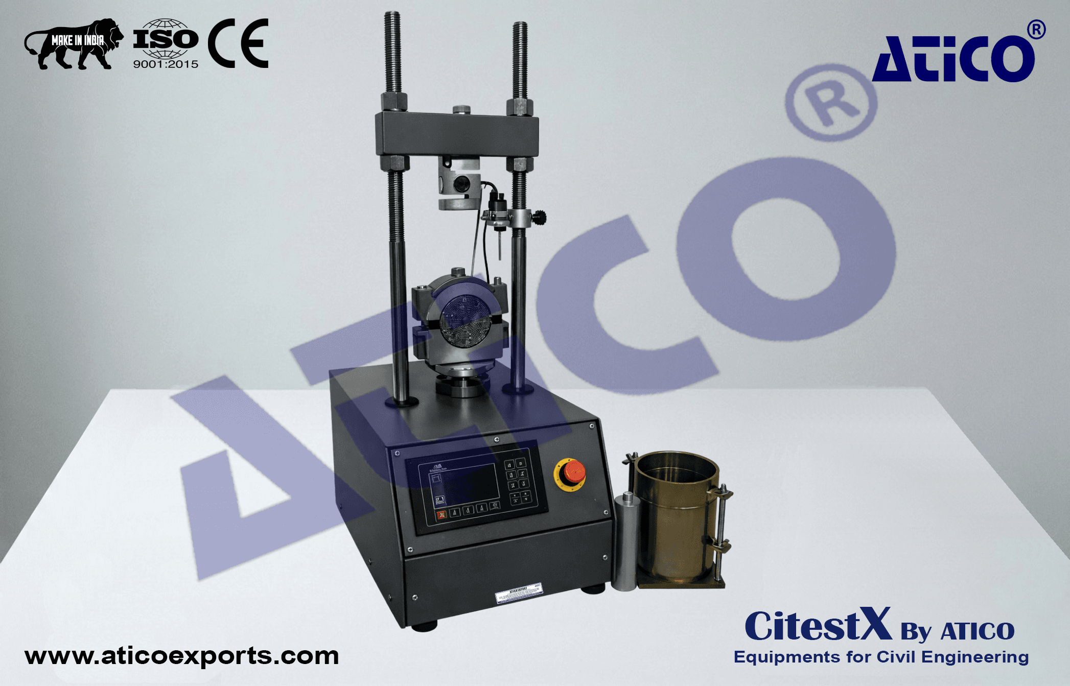 CBR & Marshall & Unaxial Testing Machine