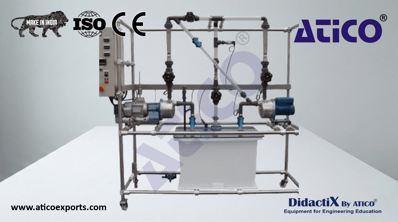 Centrifugal Pumps Study Bench – Series/Parallel