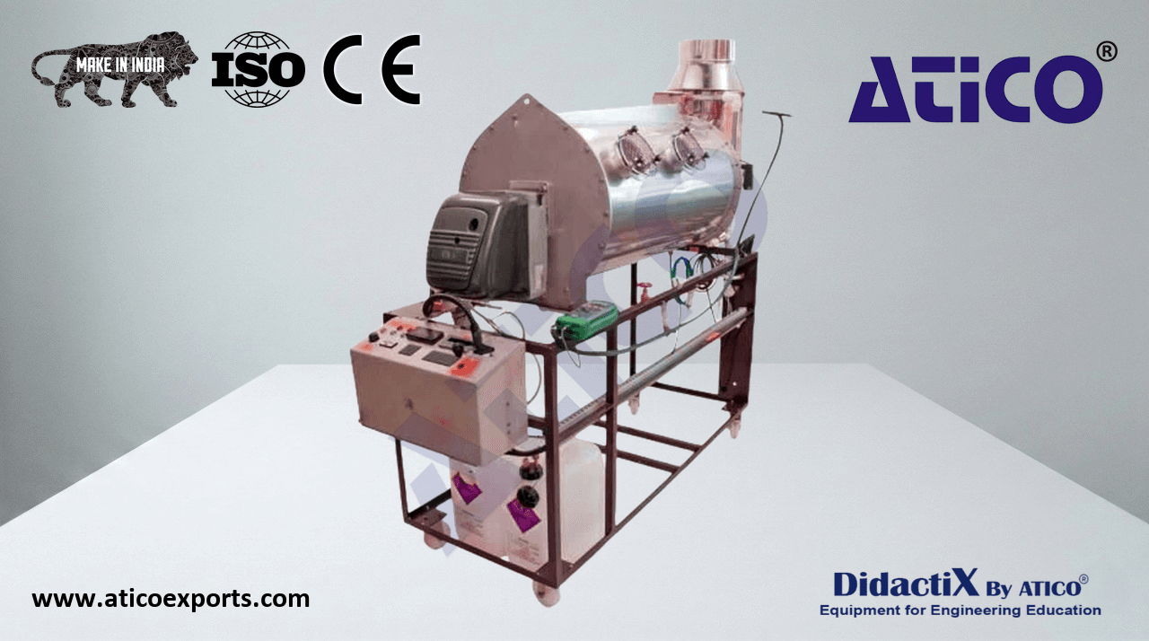 COMBUSTION LABORATORY UNIT - GAS AND OIL BURNER SUPPLIED