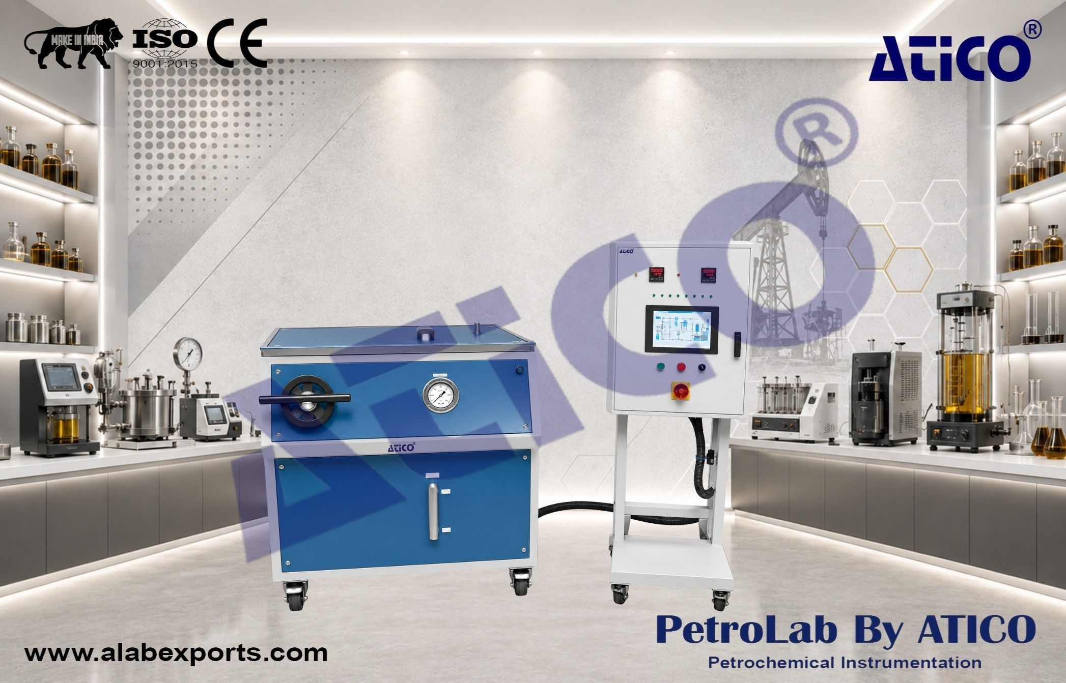 CO2 Solvent core cleaner laboratory and Oilfield instruments