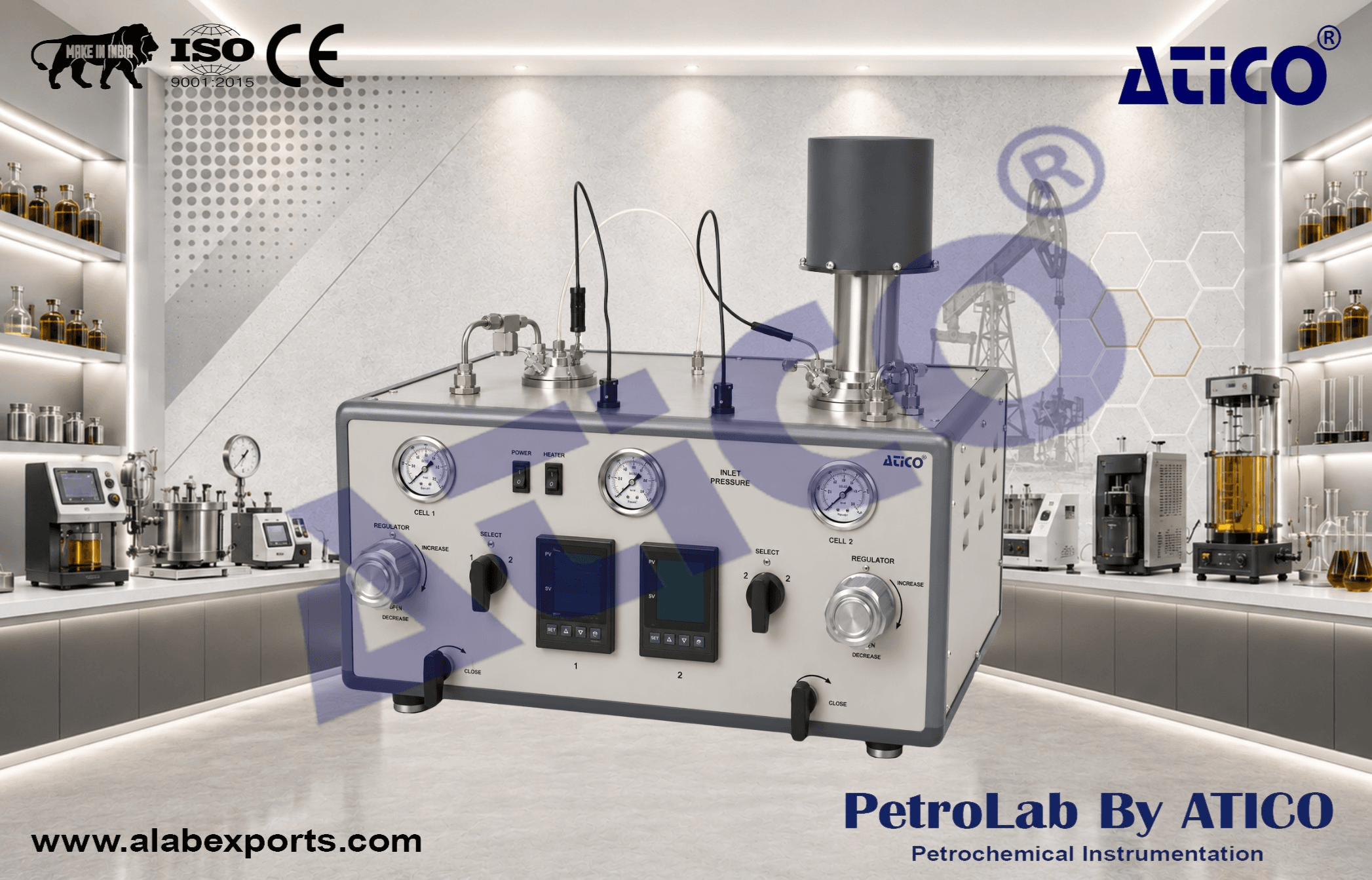 Cement Static Gel Strength Measurement Device 5000 PSI petroleum testing instruments by ATICO EXPORT